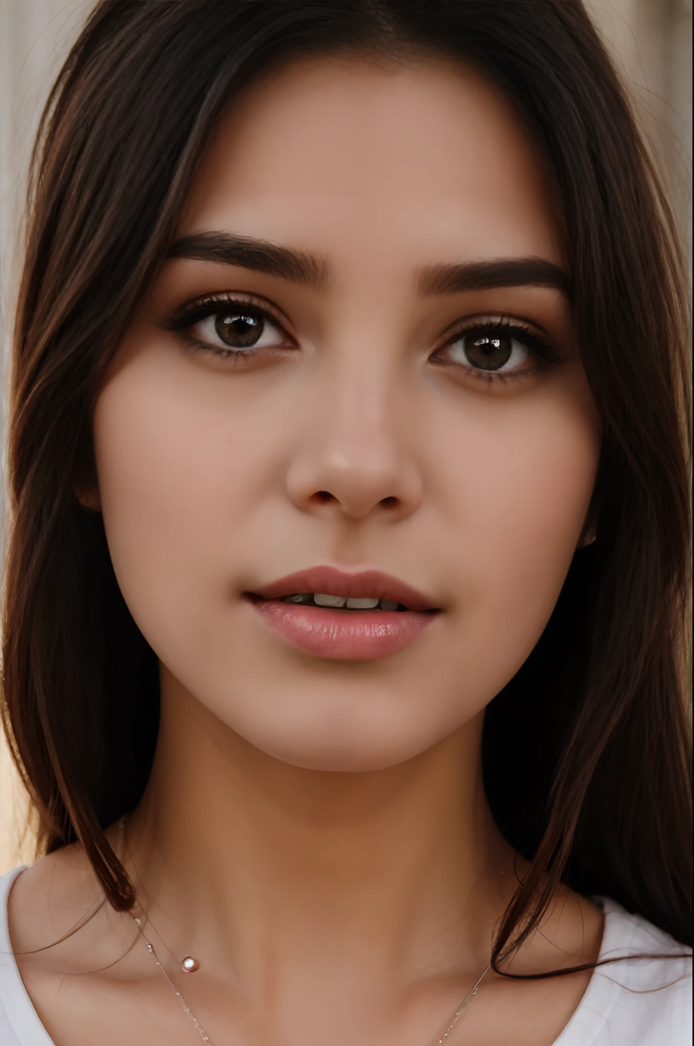 close up shoot of girl's mouth and piercing on lips