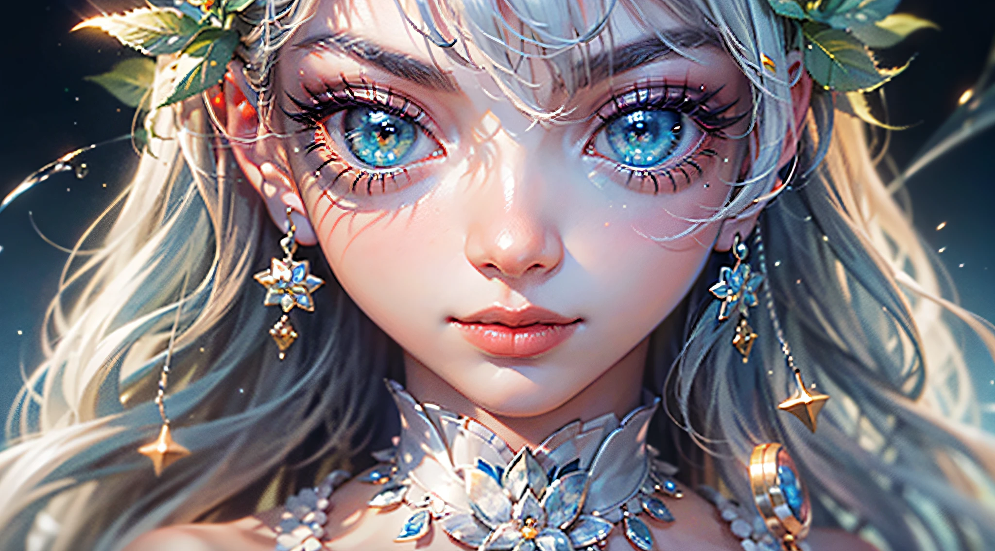best quality, masterpiece, (realistic:1.2), 1 girl, detailed face, beautiful eyes, (masterpiece:1.2, best quality), (finely detailed beautiful eyes: 1.2), (extremely detailed CG unity 8k wallpaper, masterpiece, best quality, ultra-detailed, best shadow), (detailed background), (beautiful detailed face, beautiful detailed eyes), High contrast, (best illumination, an extremely delicate and beautiful),1girl,((colorful paint splashes on transparent background, Dulux,)), dynamic angle, beautiful detailed glow, full body, cowboy shot, white hair, purple eyes, best quality, masterpiece, (realistic:1.2), lotus flower, glowing, in the night sky, full of stars, very detail, ultra-high resolution, ultra-high quality,