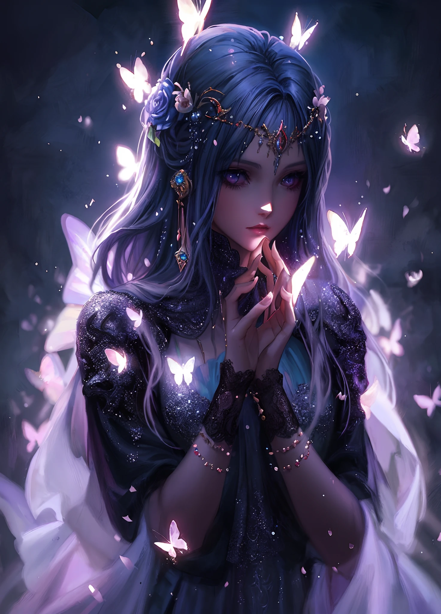 anime, fantasy, fairy, girl, butterfly, butterfly wings, fantasy, fantasy art, fantasy, fantasy, fantasy art style, fantasy style art, beautiful fantasy art, epic fantasy art style, fairy aesthetics, neoartcore and charlie bowater, detailed fantasy digital art, epic fantasy art style hd, fantasy digital art, detailed fantasy art, anime fantasy illustration