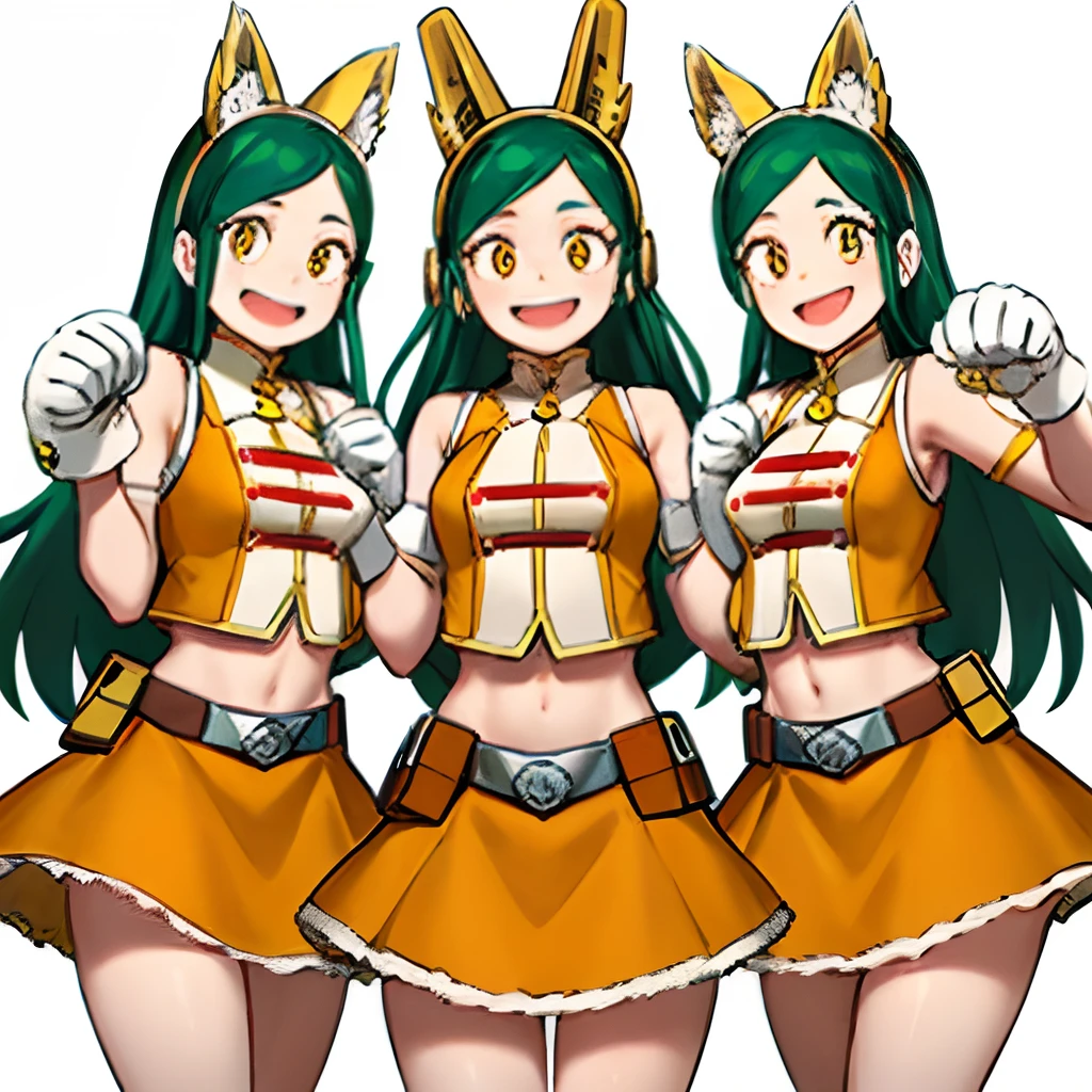 three young girls in a tight cheerleading outfit being picked up by a man, multiple girls, penis, breasts, hetero, censored, blonde hair, black hair, nipples, sex, skirt, shota, huge breasts, breast grab, grabbing, brown hair, thighhighs, red eyes, mosaic censoring, twintails, blue eyes, hairband, vaginal, short hair, 3girls, green eyes,grabbing girl’s breasts from behind