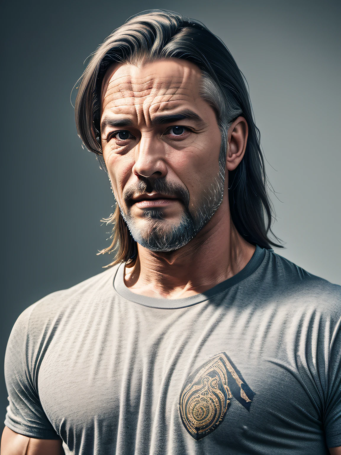 Adam AI Mann,  A hyper-realistic, Octane Render, 8 km break
Wearing a T-shirt with intricate fine details,  A hyper-realistic, Octane Render, 8k
Wearing a T-shirt with intricate fine details,  A hyper-realistic, Octane Render, 8K