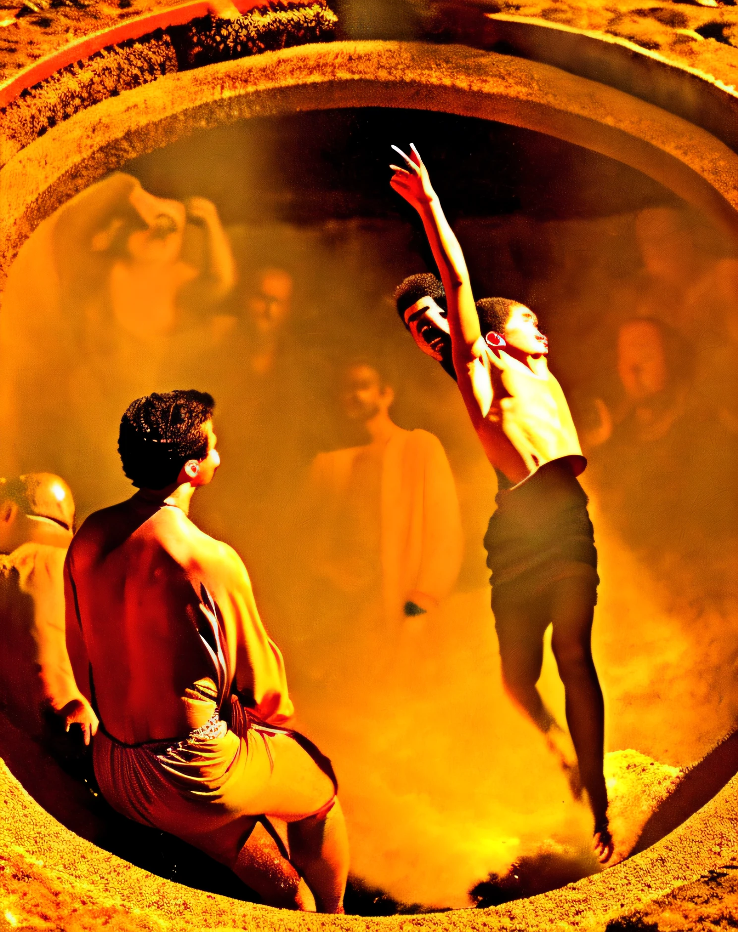 picture of Joseph, being thrown into the well asked for help