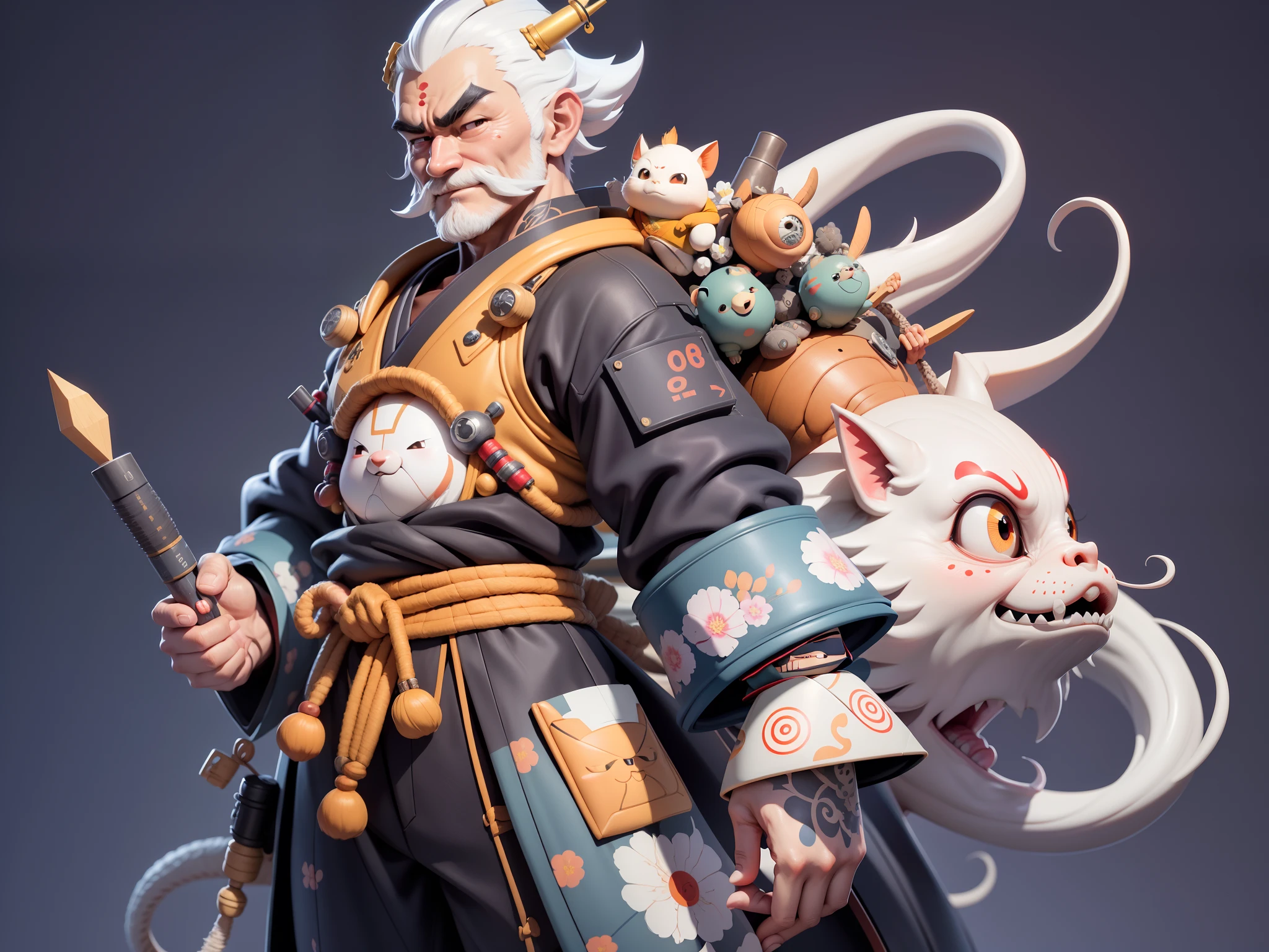 (Daisaku),(Need),(Super meticulous),(full bodyesbian:1.2),Japanese ukiyo-e girl,japanese geisha,Beautiful,Oriental dragon,Aeolian Thor,Raised sexy,爆乳,Oriental face,TV Anchor,Bust portrait illustration,Alone,In black suit,a blue tie,The face is slightly chubby,The face was clean,without a beard,Black super short hair,Black eyes,Smile confidently,3C computer sub-products,iPad, iphone,Digital painting,3D character design by Mark Clairen and Pixar and Hayao Miyazaki and Akira Toriyama,The illustration is a high-definition illustration in 4K resolution,With very detailed facial features and cartoon-style visuals。