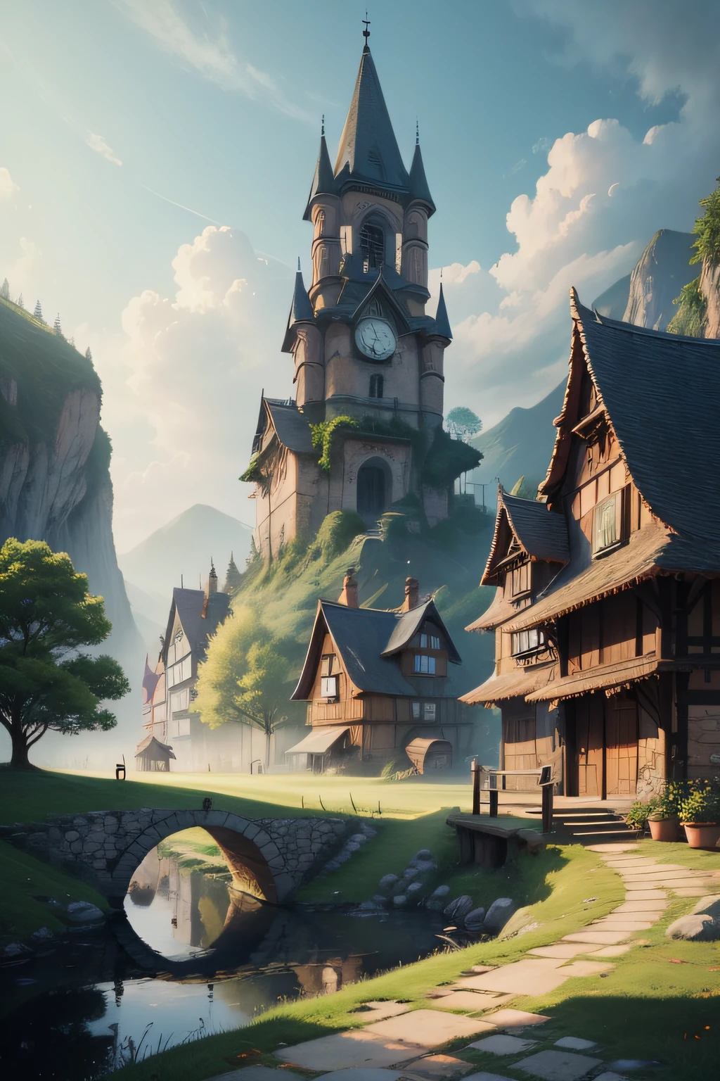 magic old village