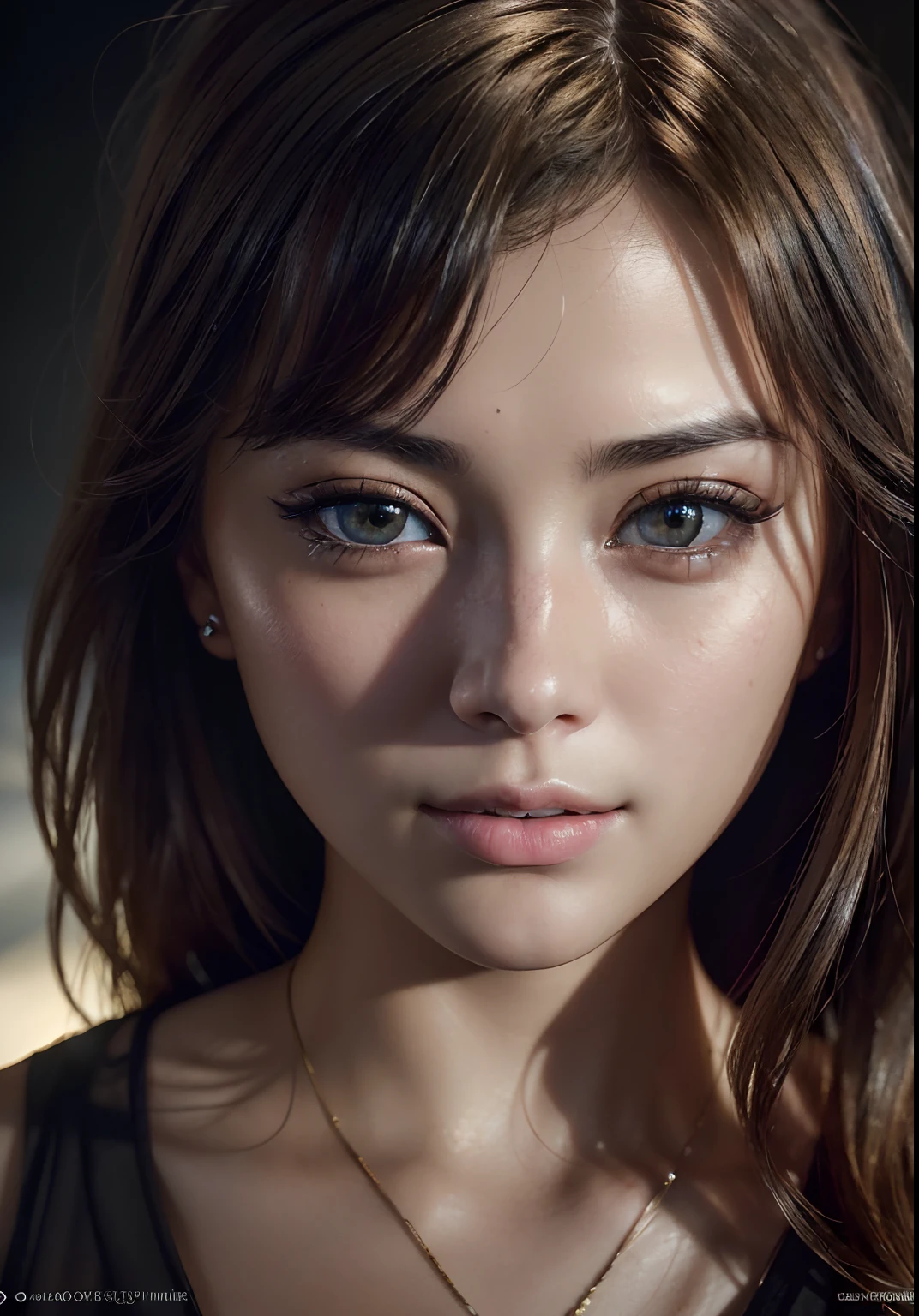 "Captivating photographic portrait ([Angelina Jolie: Ana de Armas: 0.5]), endured face, (pout: 1.3), meticulously composed with a rule of thirds (1.05), enhancing her character with shallow depth of field and natural lighting. Astonishing clarity (1.1) reveals true expression that truly captures the essence of the subject
