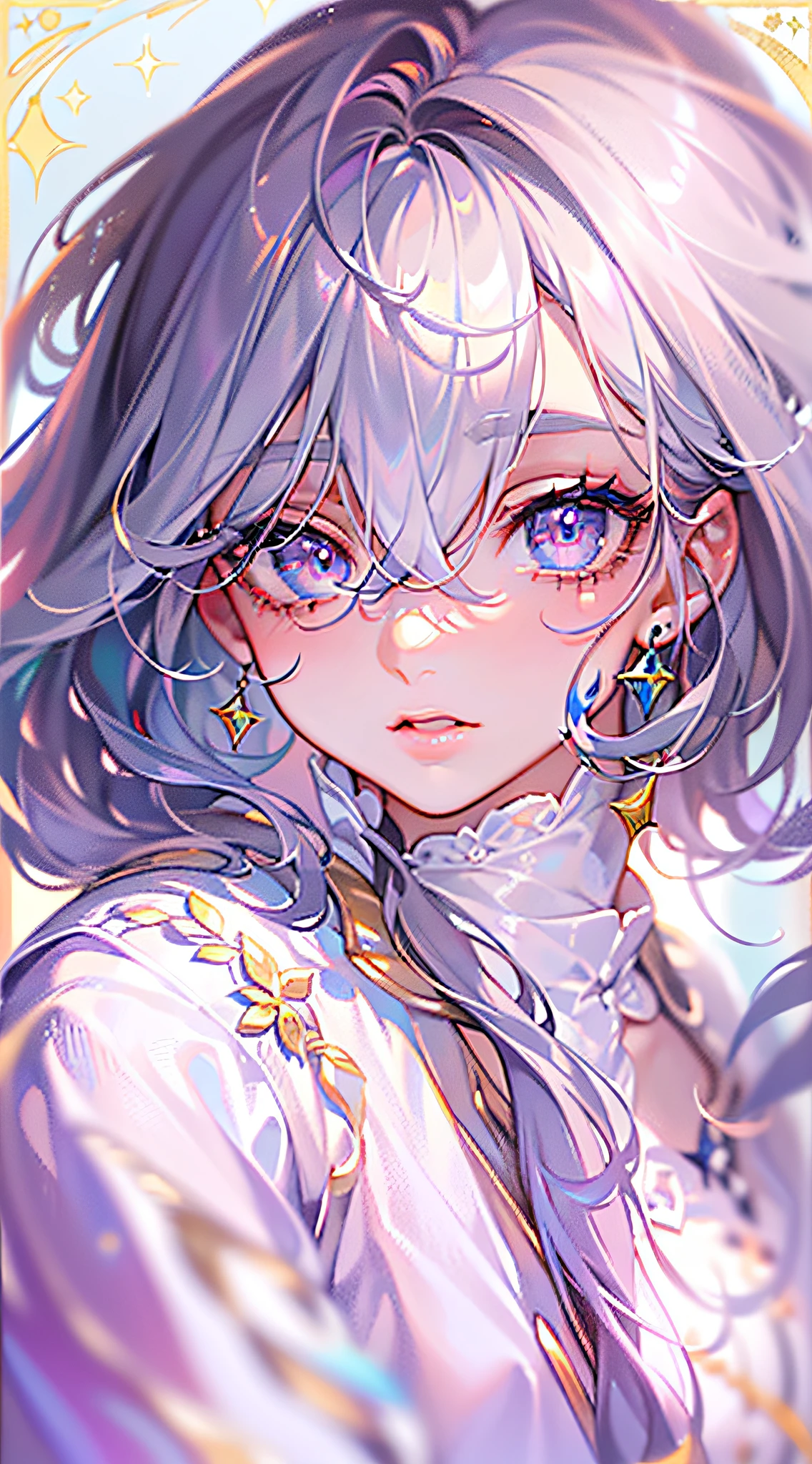 best quality, masterpiece, (realistic:1.2), 1 girl, detailed face, beautiful eyes, (masterpiece:1.2, best quality), (finely detailed beautiful eyes: 1.2), (extremely detailed CG unity 8k wallpaper, masterpiece, best quality, ultra-detailed, best shadow), (detailed background), (beautiful detailed face, beautiful detailed eyes), High contrast, (best illumination, an extremely delicate and beautiful),1girl,((colorful paint splashes on transparent background, Dulux,)), dynamic angle, beautiful detailed glow, full body, cowboy shot, white hair, purple eyes,