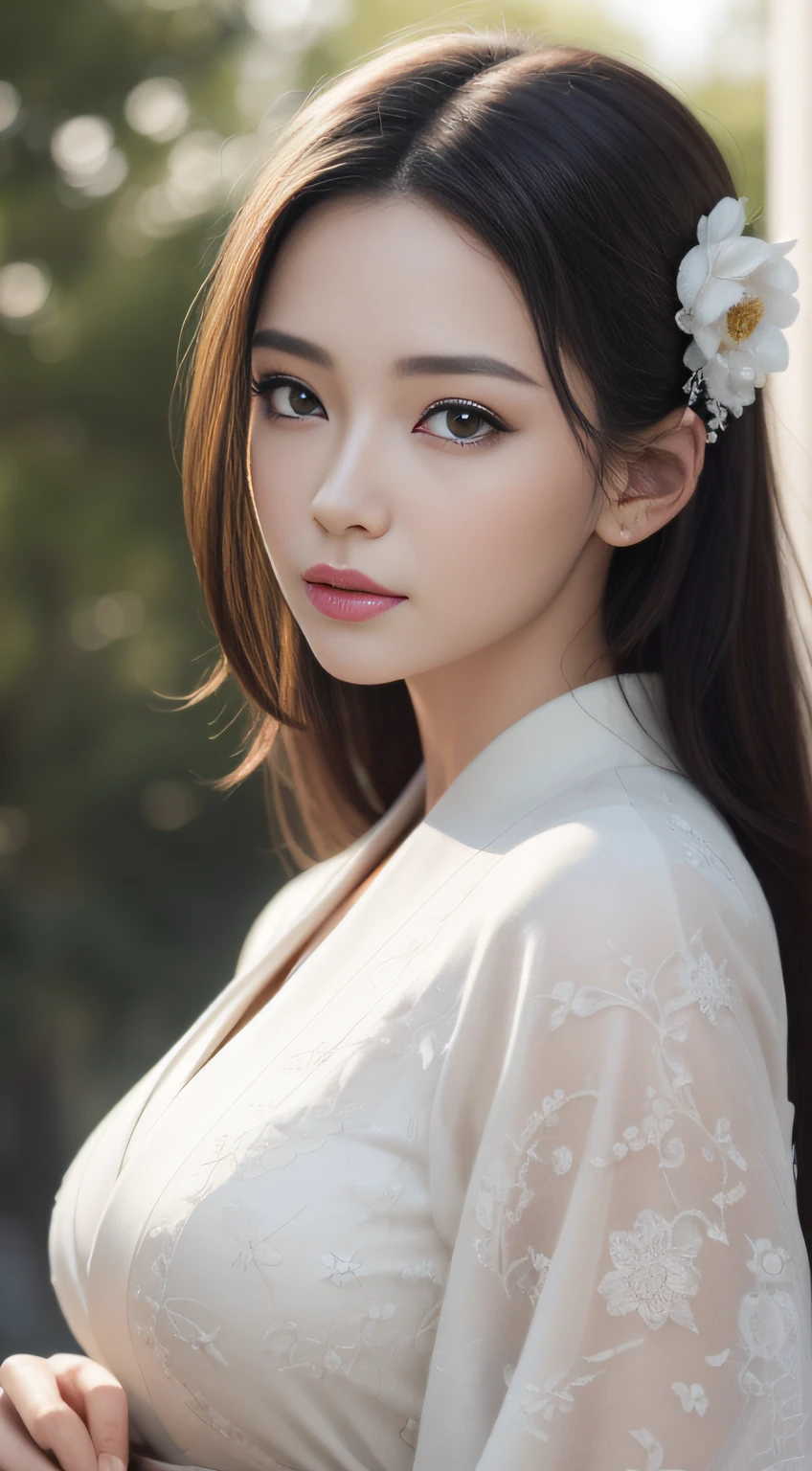 score_9,score_8_climb,score_7_climb,Beautiful face,beautiful features,
alone,Masterpiece,Highest quality,exquisite details,incredible art,realistic details,ใบBeautiful face,real skin,8ก,raw,movie light,soft light,shallow depth of field,Bokeh,dreamlike,best quality,complicated details,
Hua Ling'er,, (8ก, best quality, Masterpiece:1.2),(best quality:1.0), (very high:1.0), watercolor, shoulder, hair ribbon, By Agnes Cecile, Half-body picture, Ultra bright design, pastel colors, (ink:1.3), autumn lights