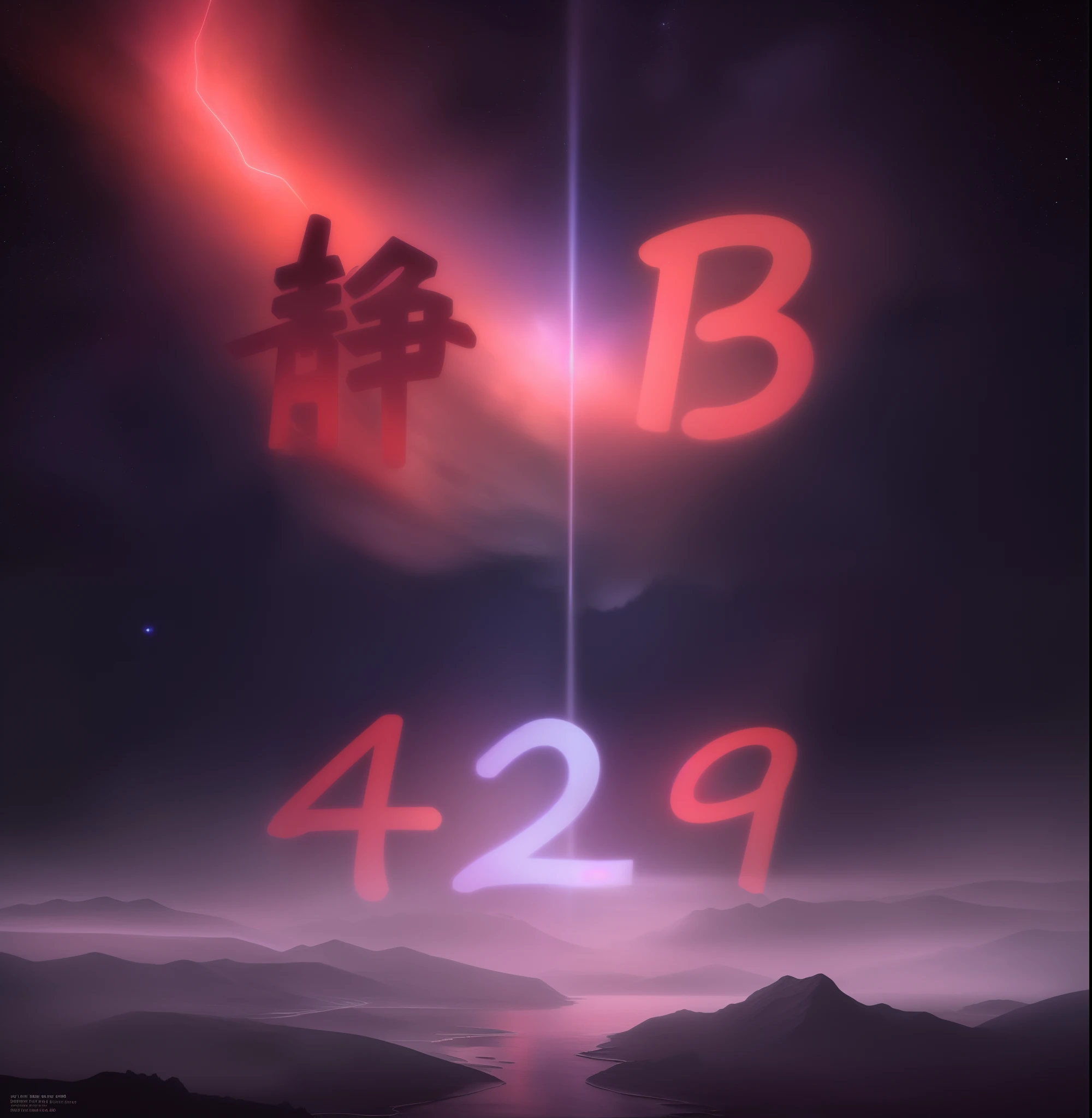 There is a picture of sunset with sunset, 2049, year 2447, wallpaper - 1 0 2 4, 🚀🚀🚀, year 2 0 4 0, 2045, 4k wallpaper, 4 k wallpaper, profile picture 1024px, Numerology, kanji insignia and numbering, A corner of a collapsed building and a dwelling by 2040,Close-up,A dilapidated complex of postmodern urban architecture,empty of people,Large expanses of ruins,(Stray dogs forage),(Dirty kitten hiding in a corner),In the distance are flames and gunsmoke,中景 the scene is,(There is dust in the air),granularity,(The sunset is coming to an end),Polluted clouds,sun shining through clouds,There are blackbirds in the sky,Complicated details,Volumetric lighting BREAK(tmasterpiece:1.2), (HighestQuali),4K,Ultra-delicate,(Dynamic configuration:1.4),(Highly detailed and colorful details:1.2),(Sparkling lighting,Atmospheric lighting),(Obvious layered art:1.2),(Noticeable light and shadow effects:1.2), (Light particle tracing),(Intense cinematic lighting effects),(Unreal 5),Otherworld style,architecture,(Photography Award),One picture,Realistic image of Suzaku in Chinese mythology,Surrounded by flames A starry sky with mountains and lakes,Jessica Rosier,inspired by jessica rossier,jessica rossier fantasy art,Concept art magic highlights,official art works,Dream painting,Ethereal realm,atmospheric art works,dreamy matte painting,Tranquil endless stars,Inspired by Ted Nasmith,Starry sky environment in moonlight,Epic music album cover (Very detailed 8k wallpapers),A medium shot of a terrifying necromancer,iintricate,high detal,dramatics