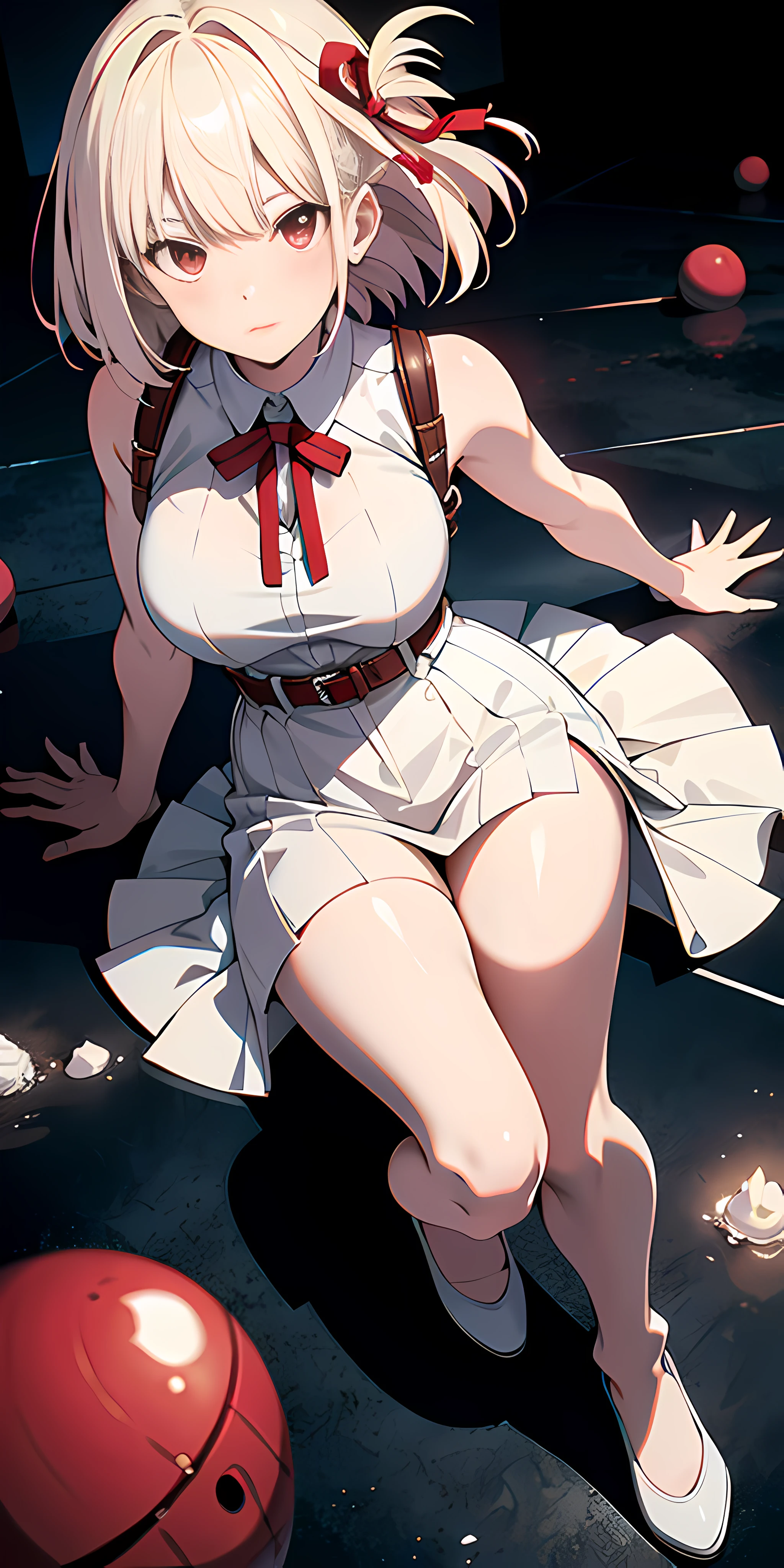 1female,(((solo))), 21 years old,熟妇,mature,plumw,extremely large bosom ,Pornographic exposure, 独奏,(Background with:baseball field) She has long blonde hair,Twist braids,((blonde hair)), seen from the front, hair straight, mostly cloudy sky,(((tmasterpiece),(Very detailed CG unity 8K wallpaper),best qualtiy,cinmatic lighting,detailed back ground,beatiful detailed eyes,Bright pupils,Redlip(Very fine and beautiful),(Beautiful and detailed eye description),ultra - detailed,tmasterpiece,)),facing at camera,(Full body photo),Show shoes,A high resolution,ultra - detailed),revealing breasts, Bulge,legs are open,Raised sexy,Flushed complexion,(((cum in tongue))), ((cum in face)), crazy, open mouth, screaming, ahegao, heavy breathing, blush,frontage, 、BDSM、、Sex Expressions、((a large amount of cloudy liquid drips from the genitals、)), wet all body((spread legs (Drenched body)) white milk spill, ((ahegeo face)), blushing face, show boobs, show breasts, show vargina,,Open-mouthed,frontage,baseball player,(Wearing:baseball tank top,nakeness,baseball skirt,baseball cap, sneaker ), (nsfw:1.5),