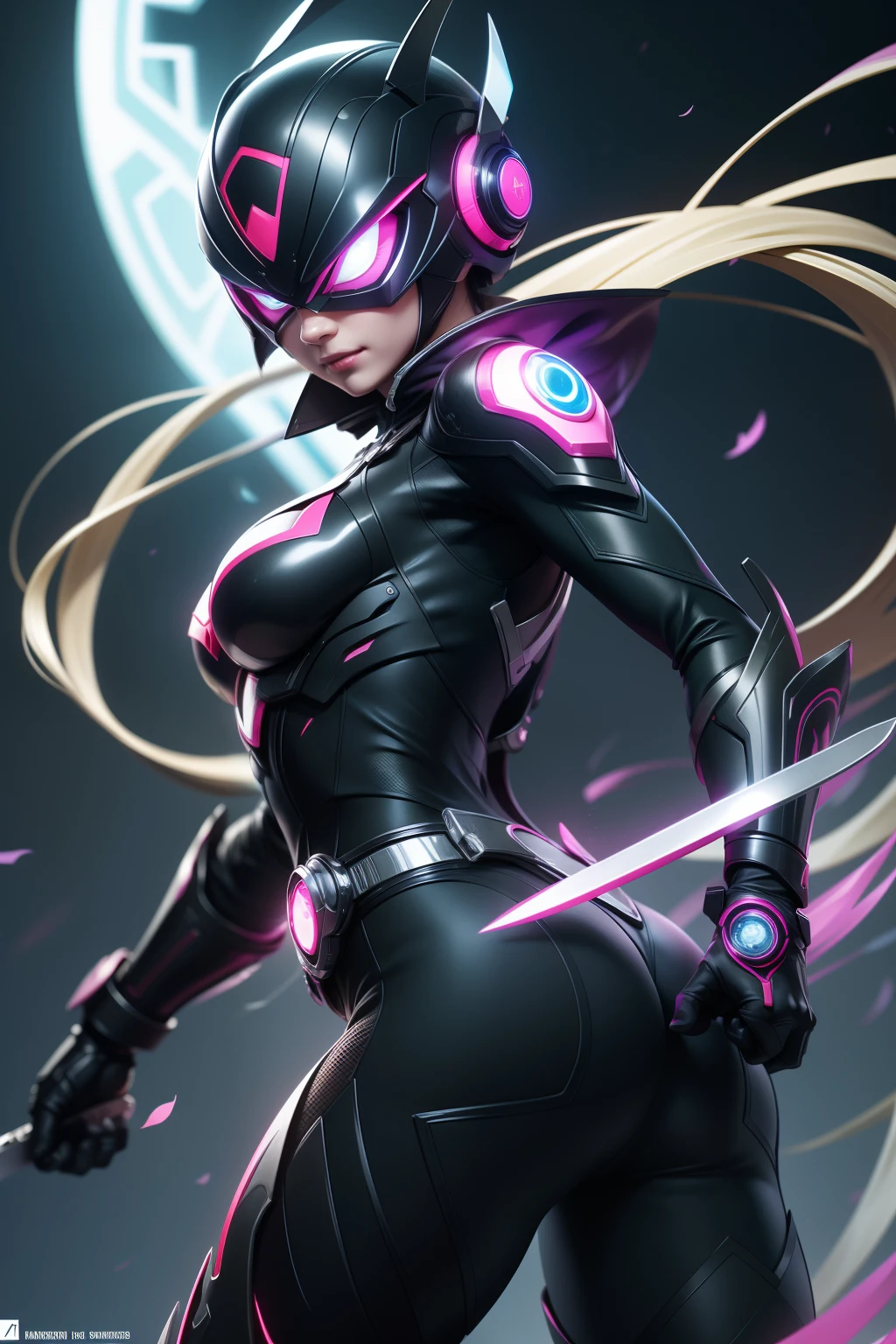 8K,clear silhouette、Clear solid lines、ninjartist、Electromechanical、siluette、cyber punk perssonage、A logo、Mechanic、Heroic、traffic jam、knifes、vivd colour、Back alley、glowing light eyes、Flying shuriken、acrobatic pose、ninjartist、Aura of green flame、japanese-inspired、toyko、Neon Street、Masks、glowing light eyes、Activate ninjutsu、The afterimage of the movement is indicated by neon colors.、Crazy smiling ninja、Kamen Rider、Knights of Heisei、Heisei Kamen Rider、Knight of Reiwa、Reiwa Kamen Rider、ironman、Ultraman,War suit、Mechanical armor、Gloss metallic luster、Bloom a body of bright colors、An aura of bright colors、Full face helmet、Eyes that glow white、muffler、The muffler flutters in the bright wind、Android、