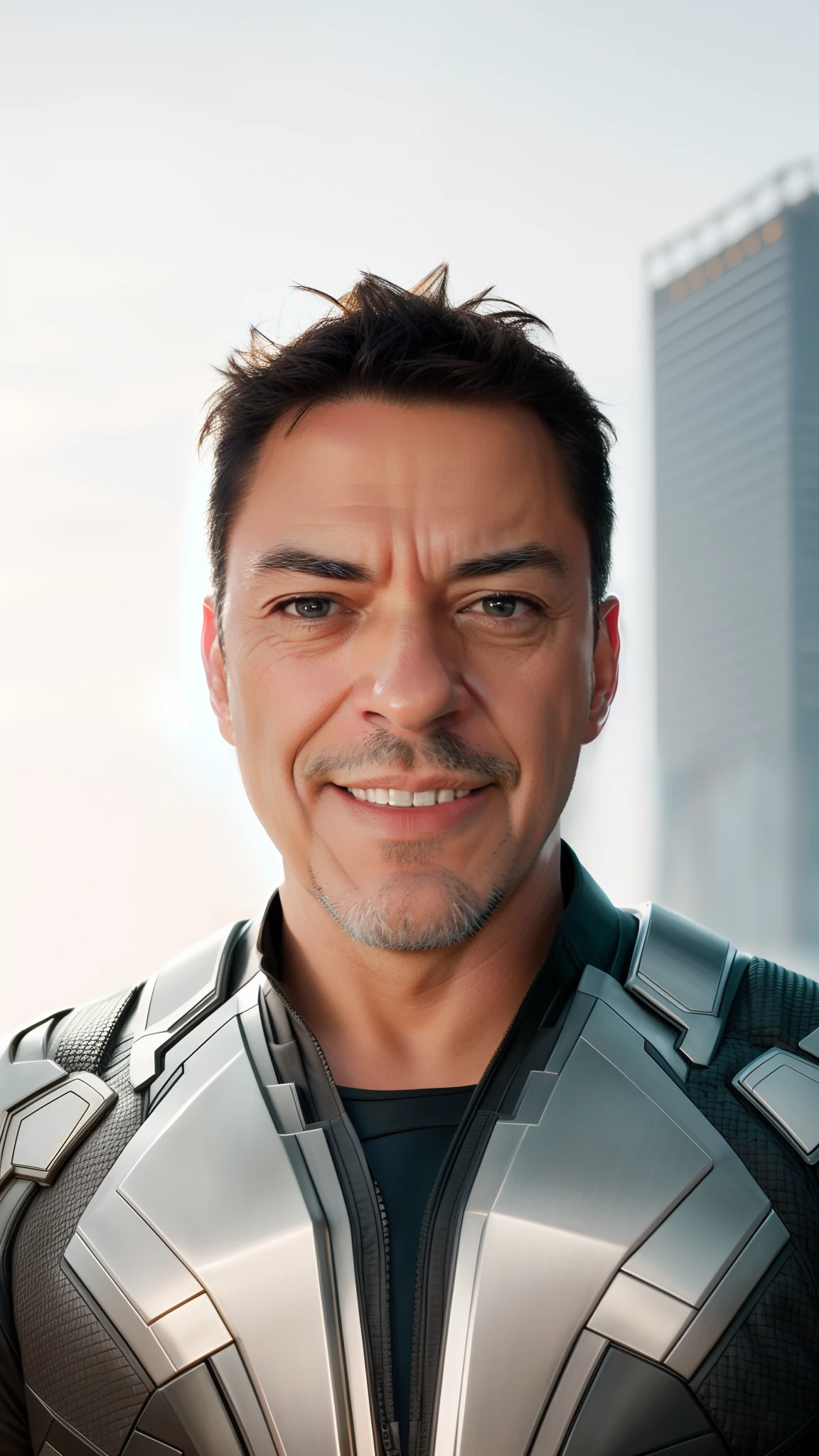 Marvel, Old man Tony Stark, realistically, dynamic lights, old, gray stubble, full shoot, (extremely detailed CG unity 8k wallpaper), trending on ArtStation, trending on CGSociety, High Detail, Sharp focus, dramatic, photorealistic