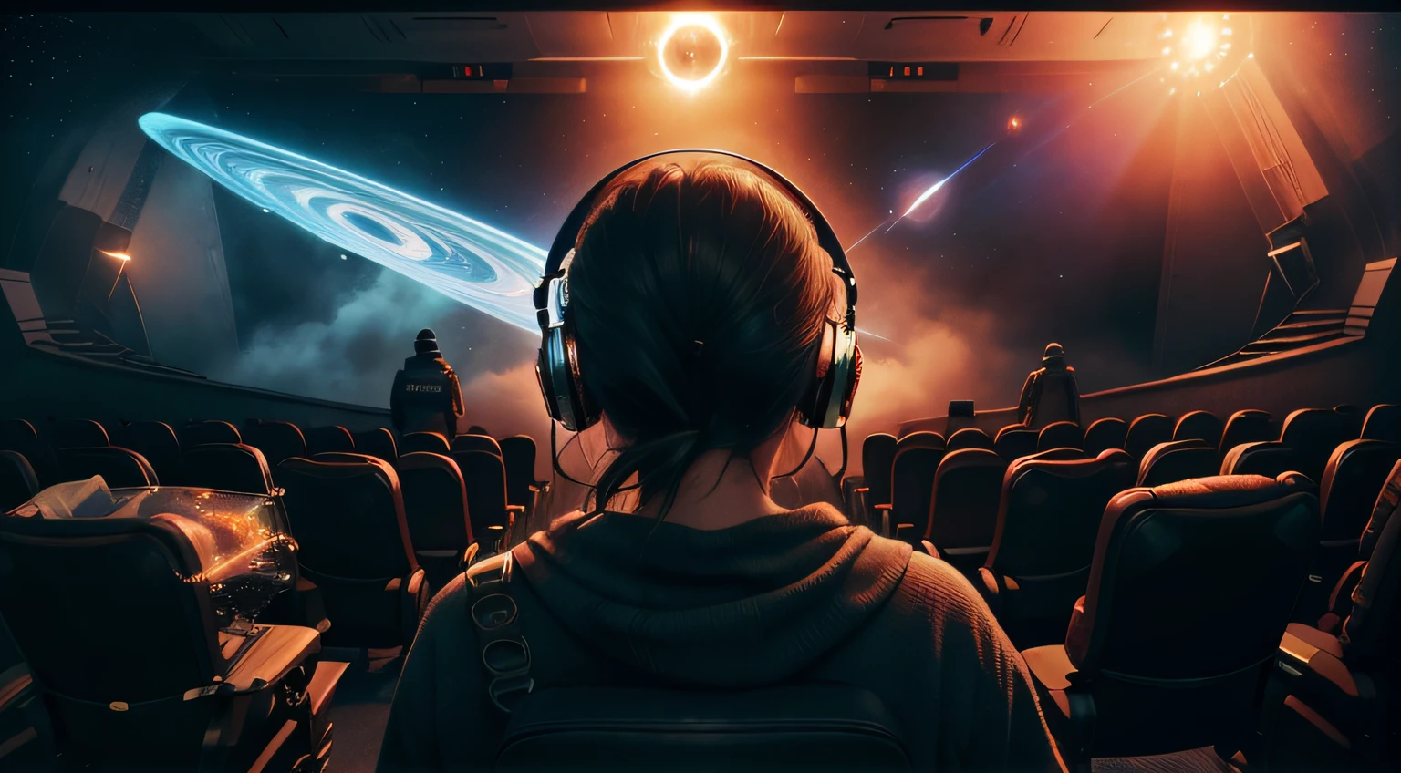 cinemactic, futurista, audiovisual, Objetos AudioVisu..Ais, Graphic elements of cinema, filmes, Series, music..Ais, jogos, realidade aumentada, ..ai, outer space, teatro, Profundidade 3D