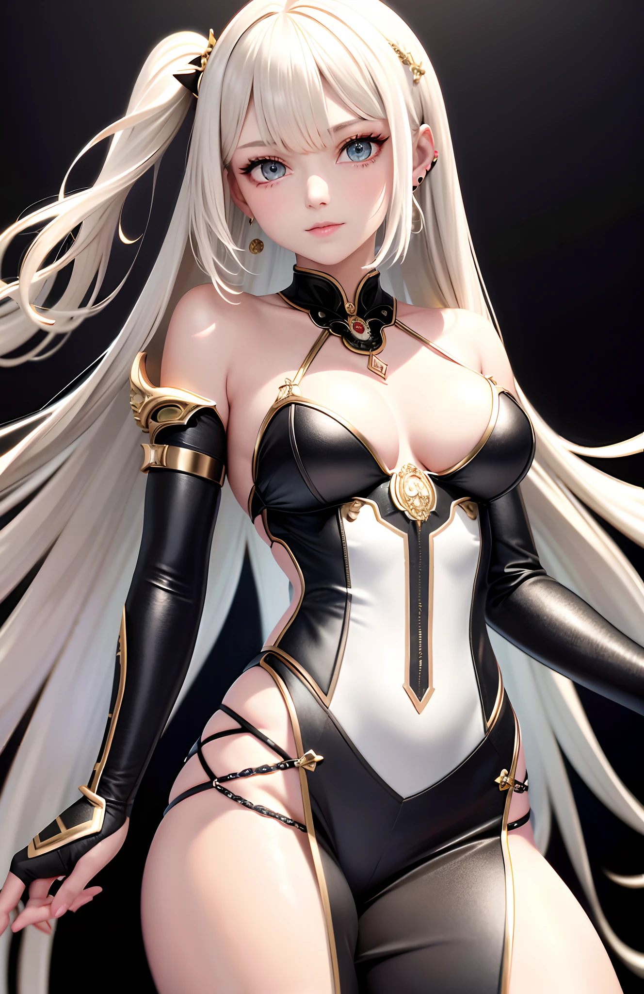 optimum，tmasterpiece，A high resolution，best qualtiy，hyper HD，super detailing，Award-Awarded，16k，独奏，（The upper part of the body），anatomy correct，Beautiful steampunk girl，Lady Knight，cute  face，high light，Gradient Beige Hair，Hairline，（（Scarlet eyes）），long eyelasher，Hanging eye corners，White skin of the，（small boobs），（Slim body），（（Metal guard）），（（Sheet metal armor）），（（Metal dress）），（（Metal arm armor）），（），ear studs，（neck rings），（Metal Material Apparel：1.2）