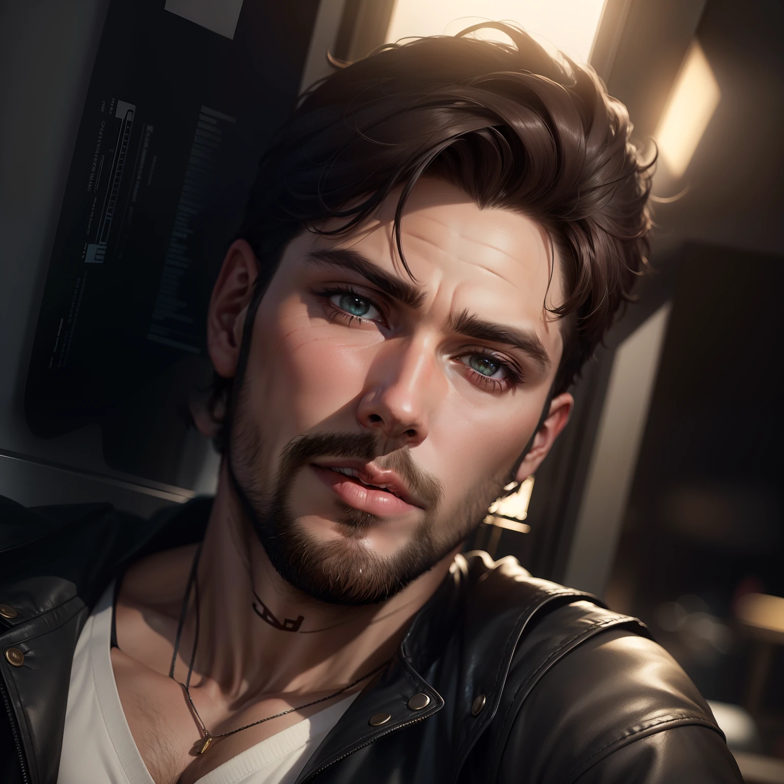 Cool handsome boy, realistic, 8k