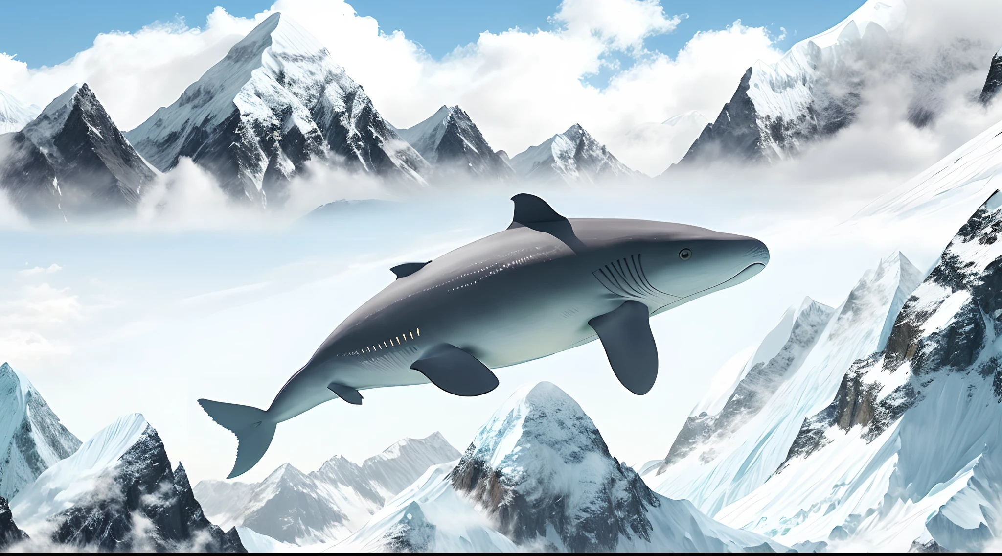 Sperm whales were caught on Mount Everest