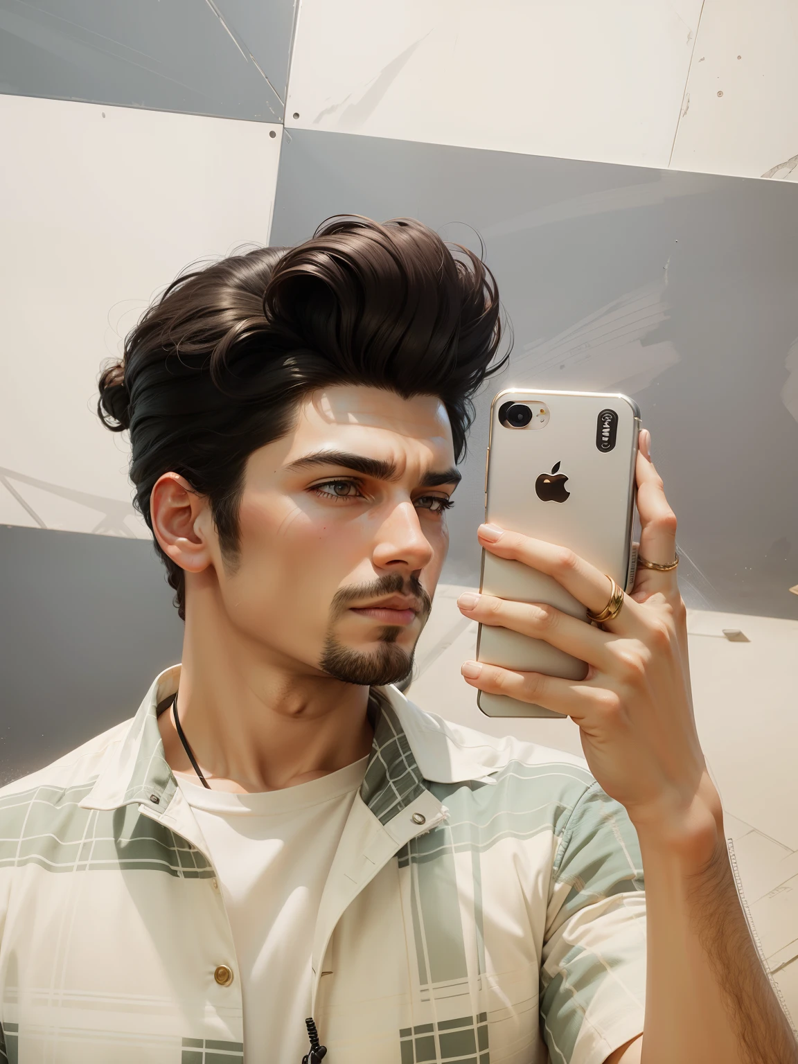 Make it realistic character with good hairs