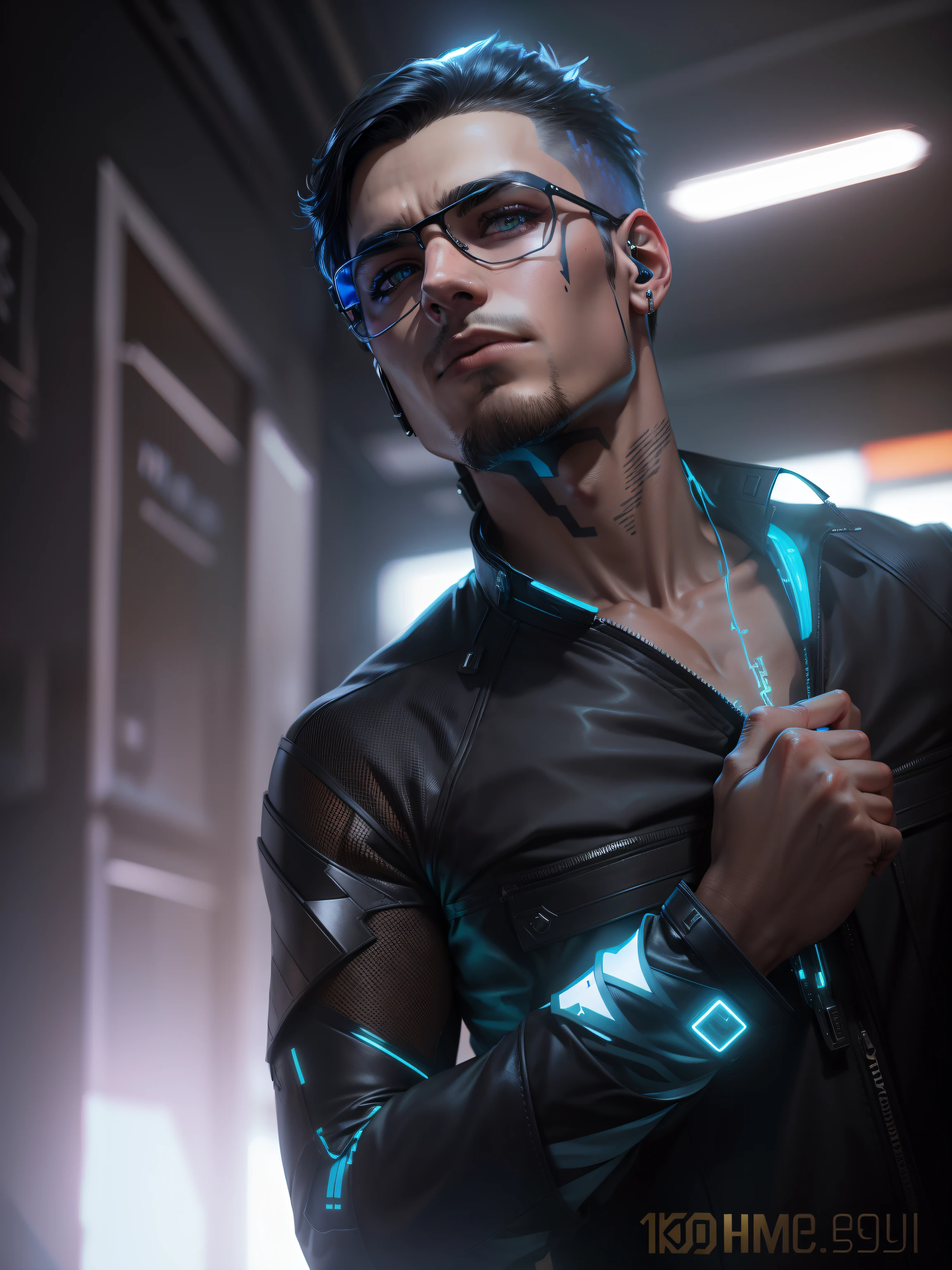change background cyberpunk handsome boy, Keep your true face, realistic face, ultra realistic, 8k
