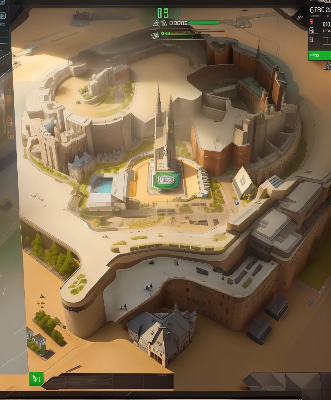 Monopoly board close-up,There are people above, gameplay still, isometric game, gameplay screenshot with ui, game screenshot, strategy game, game screenshot, in-game, in - game, in game, gameplay, gameplay video, game footage, Game of the Year, mobile game, videogame screenshot, promo art, game screenshot, board game(Monopoly game)