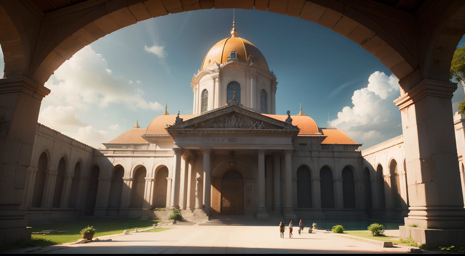toma templo, scenecy, fundo desfocado (obra-prima) (8k high resolution) (melhor qualidade) (Ultra Definition) (Ultra realista)(Foto RAW) (Foto realista) (bright illumination)