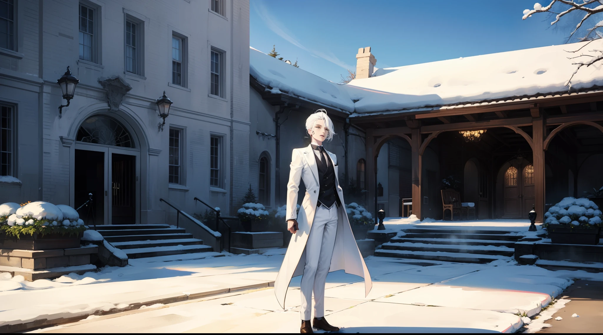 1boy, white hair, white suit, snow
Steps: 15, Sampler: DPM++ SDE Karras, CFG scale: 7, Seed: 52, Size: 512x512, Model hash: 1168485b2d, Model: Checkpoints_AnythingDarkNeg100, aesthetic_score: 6.8