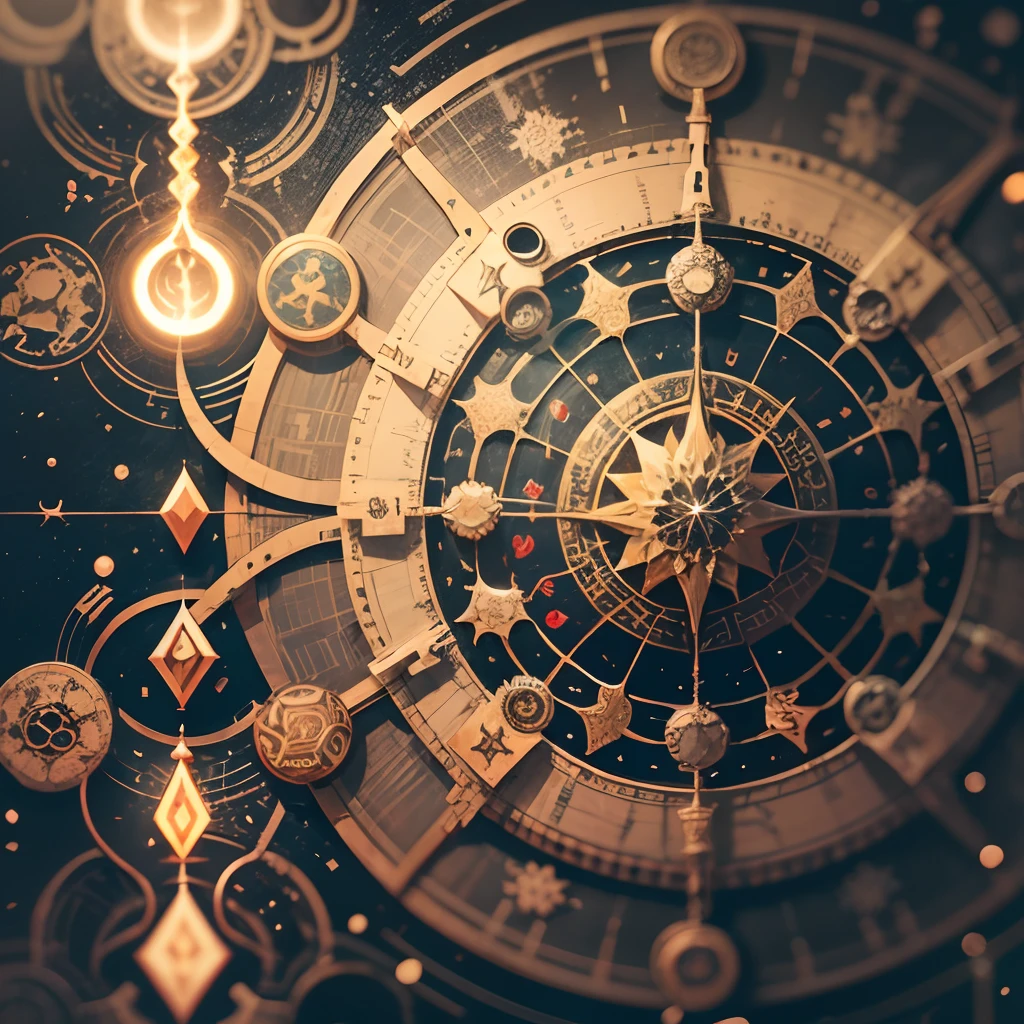 There is a clock with many different clocks on it - SeaArt AI