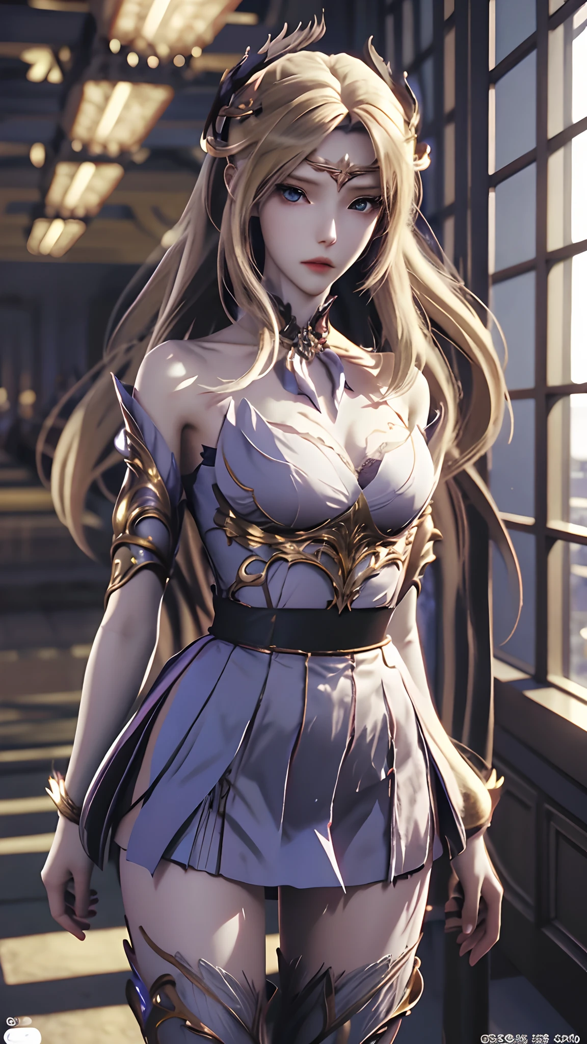 anime - style image of a woman in a short skirt and shirt, seductive anime girls, Smooth anime CG art, Surrealism female students, Surrealism female students, thighhighs and skirt, photorealistic anime girl rendering, beautiful and seductive anime woman, Realistic schoolgirl, Realistic anime 3 D style, 3 d anime realistic, Beautiful Anime High School Girls