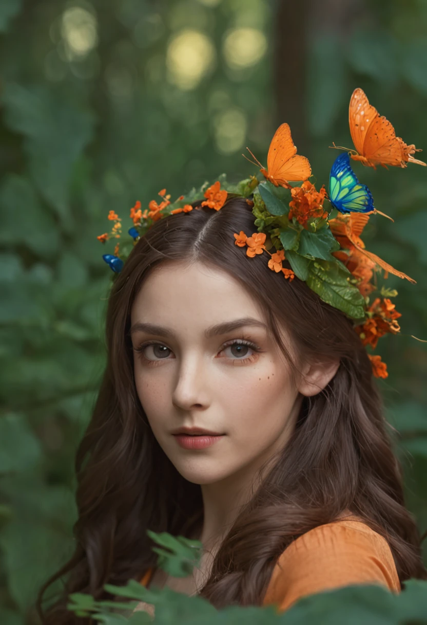 Avatar,anthill, Blue and green, Fairy tales and marvelous forests, Orange fireflies, Semi-realistic 4K starry night