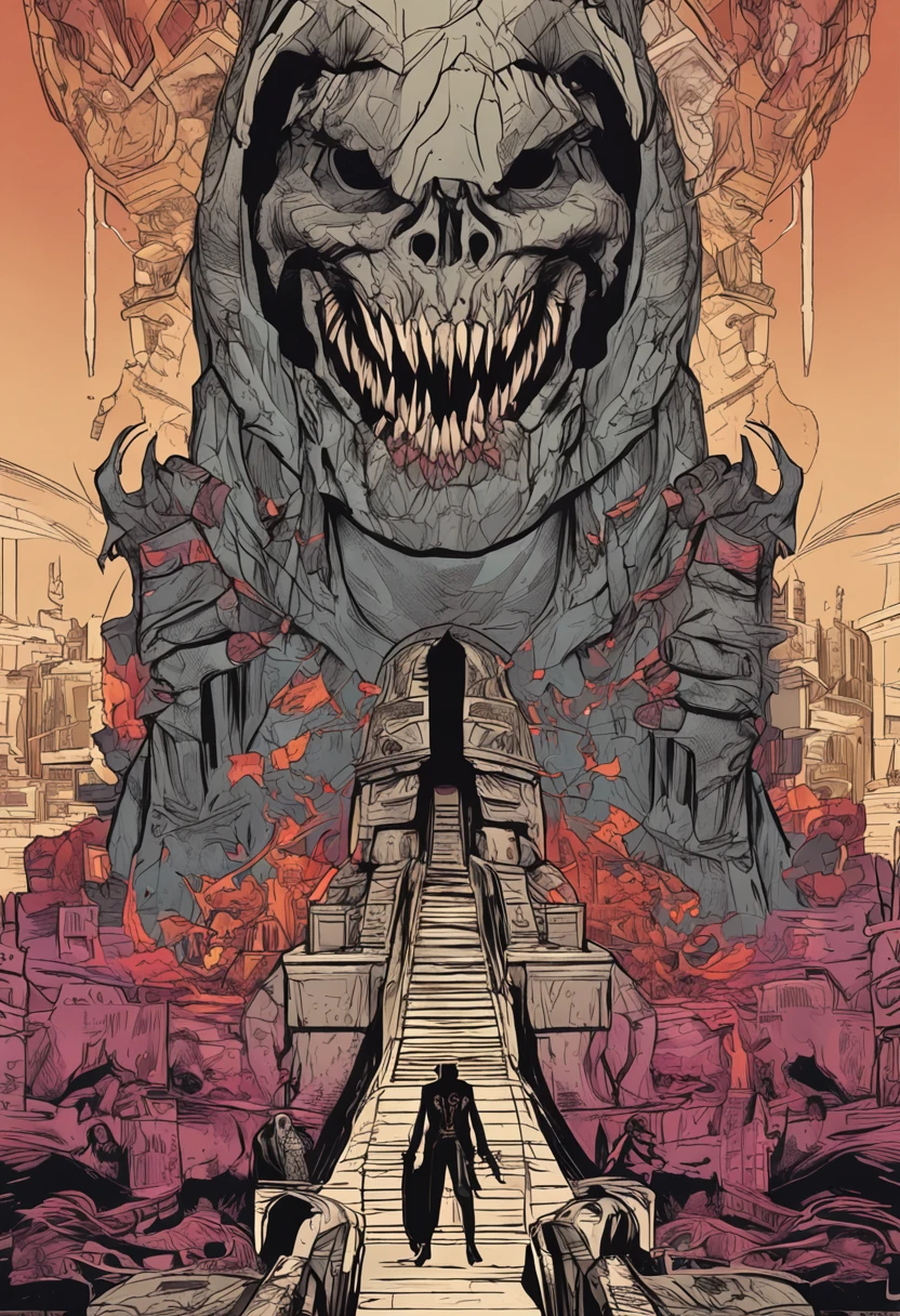 (The fallen one, Dark sacrifice of the seventh hell, Comic book Cover,),
(best quality, high quality, absurdres, intricate detail, masterpiece, cinematic, moody, dramatic), highly detailed, photorealistic, sharp focus, motion blur, film grain, noise, lens effects
