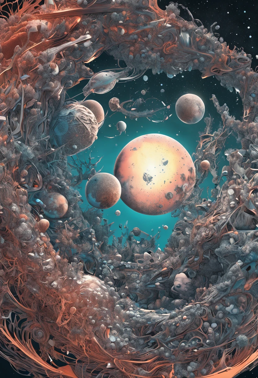Science fiction imagination, Cosmic planet, A planet made up of gas clouds and black diamonds, unnerving, darkly, Sharp and broken, hyper HD, photorealestic, vivd colour, highly  detailed, Ultra HD drawing, pen and ink, perfect compositions, Beautiful details intricate，Crazy meticulous octane rendering trend on art station, 8K art photography, Arte conceptual fotorrealista, Soft, natural volumetric film perfect light, hyper HD, photorealestic, vivd colour, highly  detailed, Ultra HD drawing, pen and ink, perfect compositions, beautiful detailed intricate insanely detailed octane render trending on artstation, 8K art photography, Arte conceptual fotorrealista, soft natural volumetric cinematic perfect light