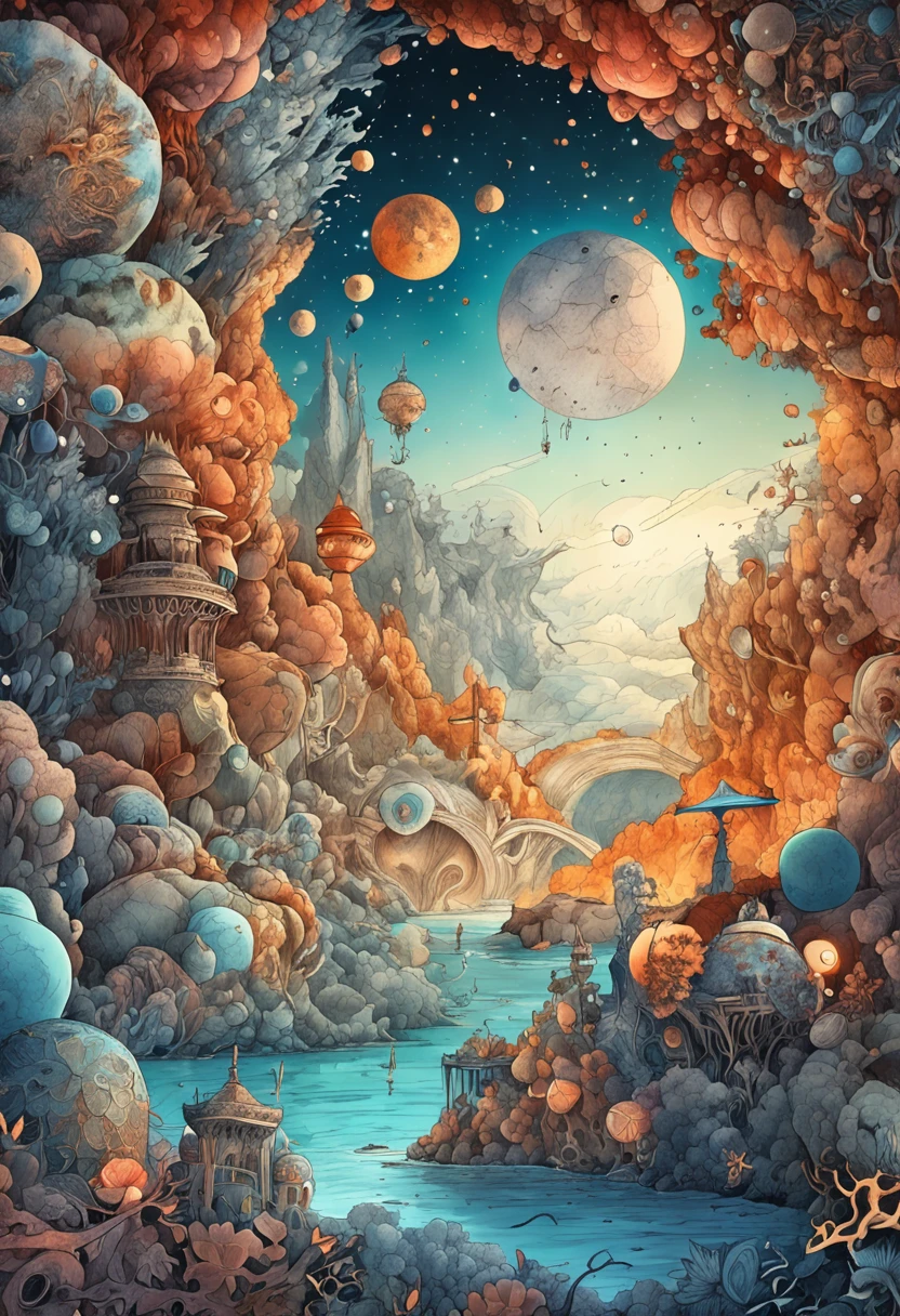 Science fiction imagination, Cosmic planet, A planet made up of gas clouds and black diamonds, unnerving, darkly, Sharp and broken, hyper HD, photorealestic, vivd colour, highly  detailed, Ultra HD drawing, pen and ink, perfect compositions, Beautiful details intricate，Crazy meticulous octane rendering trend on art station, 8K art photography, Arte conceptual fotorrealista, Soft, natural volumetric film perfect light, hyper HD, photorealestic, vivd colour, highly  detailed, Ultra HD drawing, pen and ink, perfect compositions, beautiful detailed intricate insanely detailed octane render trending on artstation, 8K art photography, Arte conceptual fotorrealista, soft natural volumetric cinematic perfect light
