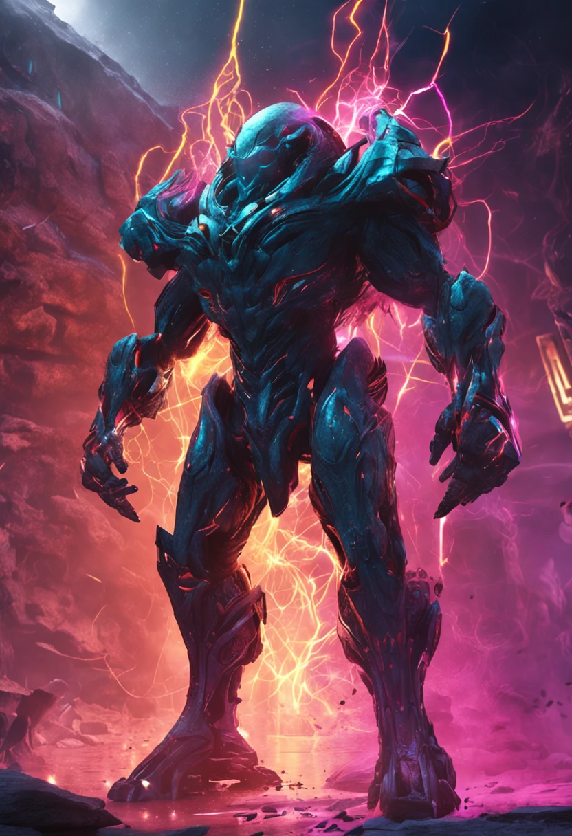 ((umbral void energy:1.3+plasma effects:1.1),detailed and intricate, master craftsmanship), high-quality, high-resolution, (1 figure), incorporeal lower body made of umbral void energy, ((no legs:1.5)), vibrant plasma effects