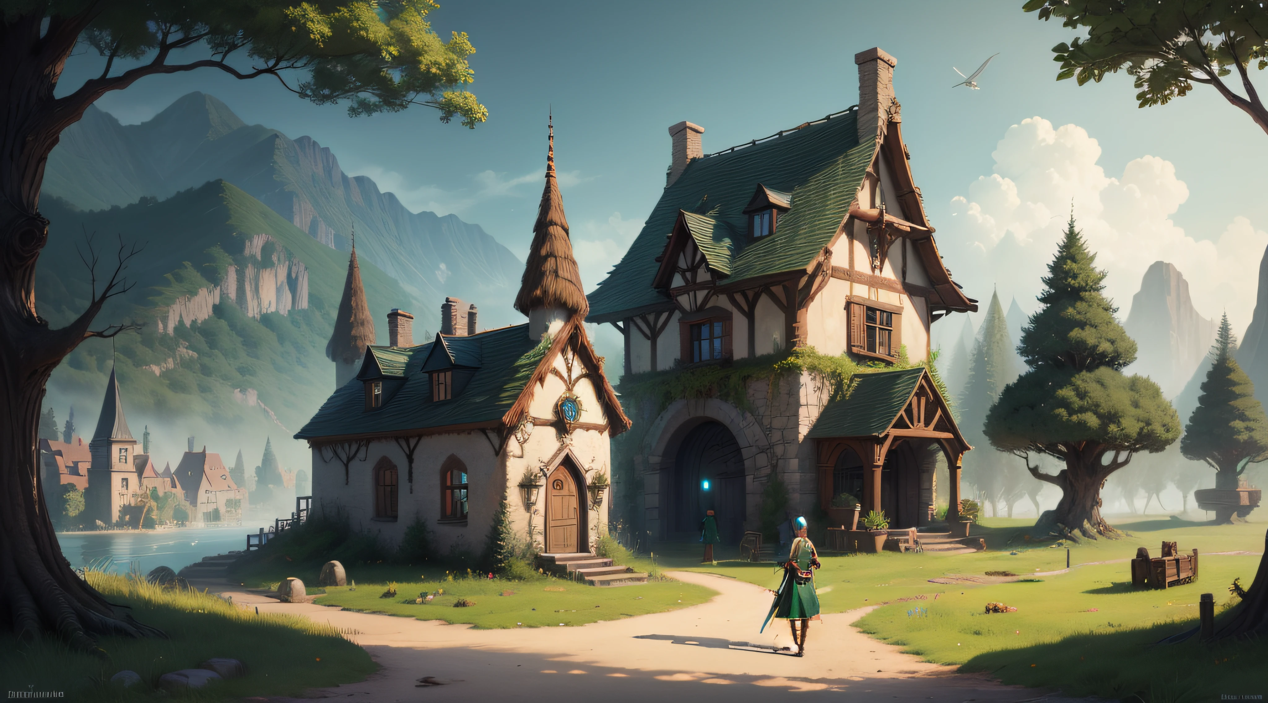 las zonas marcadas con el grafiti son Elfos. hazlos de nuevo, that are according to the image and that look like well-detailed elves and elves.