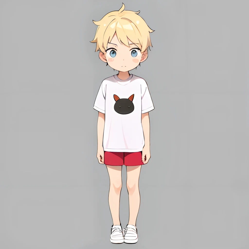 masterpiece, best quality, 1boy, tiny, sticker,background minimal, full body, anime style, cartoon, working