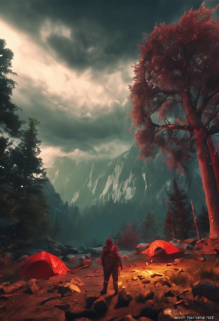 Grand Forest,Goblins,Powerful thunderstorms overhead