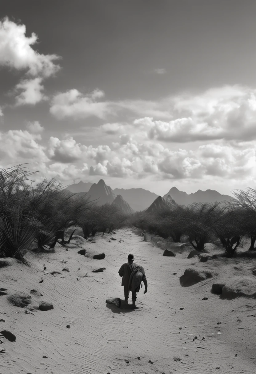 (best quality) , (masterpiece) epic cinematic organic photorealistic microscopic shot of a tiny creature, Creepy "Un-break my heart, say you'll love me again.", background is Dreamy Indonesia, Graphic novel, Grim, Superflat, film grain, Ilford HP5, F/2.8, UHD, (art by Edwin Wurm:1.2) ,art by Chris Ofili