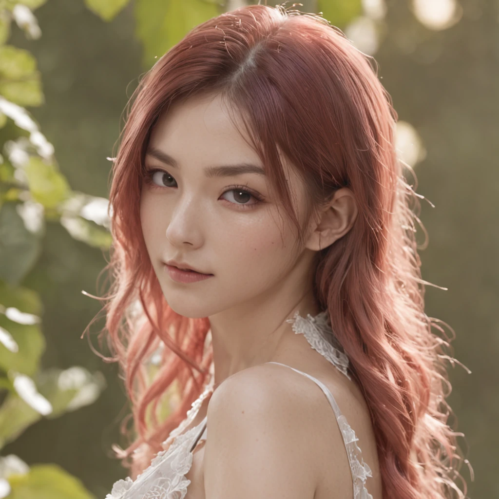(best quality), oriental detailed background,, ((masterpiece)), (((best quality))), ((ultra-detailed)), ((disheveled hair)), (1 girl), (solo), (beautiful white young beauty girl), korean idol, (whole body), dynamic angle, beautiful detailed eyes, hairs between eyes, (small head), (cannon EOS 5D MARK III, 50mm Sigma f/1.4 ZEISS lens, F1.4, 1/800s, ISO 100:1), nsfw, masterpiece, best quality, asymmetrical bangs, hair behind ear, hair over one eyebrow, delicate facial features,1girl, white hair, red bridge hair, eromanga, Urban_Fantasy, alchemist,, ((cinematic light)), ultra detailed, best quality, absurdres, high resolution, (extremely detailed 8k wallpaper), ((an delicate and beautiful)), pixiv, hyper detailed, best anatomy, illustration, no human, (((masterpiece))), ((highres)), ((high quality)), (intricate details), (fantasy), detailed forest, (colorful various leaves), ((rainbow)), (liquid), best shadow, sunlight, hollow, colorful, pink petals, gold leaves, (blue leaves), lens flare, pastel color