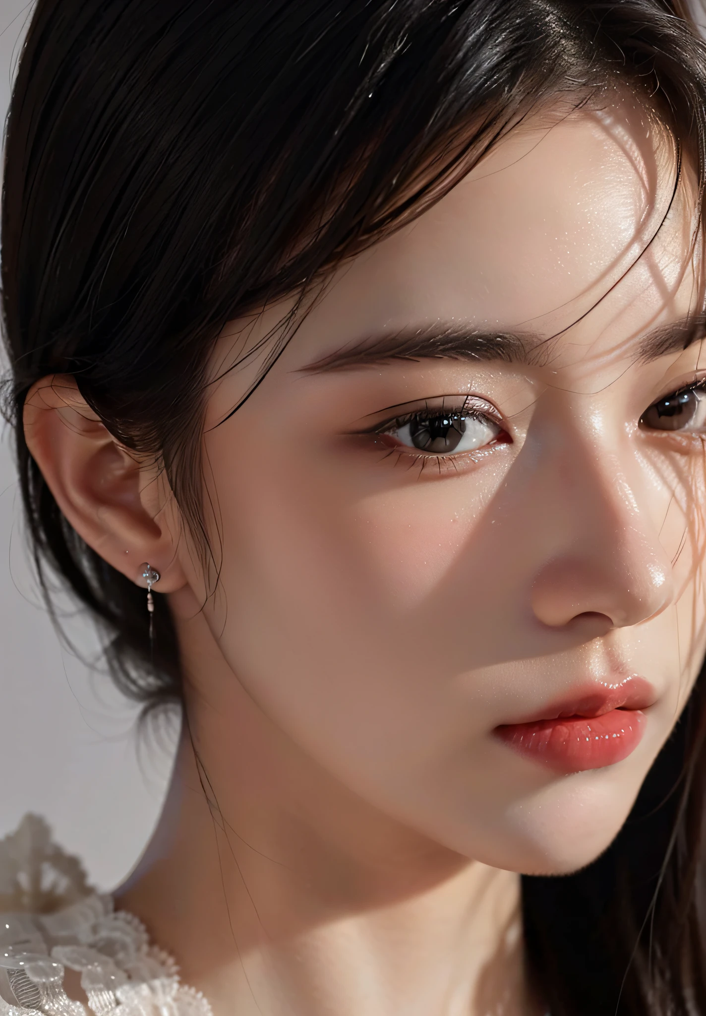 Highest image quality, Outstanding details, Ultra-high resolution, (Realism: 1.4), ((Close up:1.3, view the viewer)), The best illustration, favor details, highly condensed 1girl,A delicate and beautiful face,