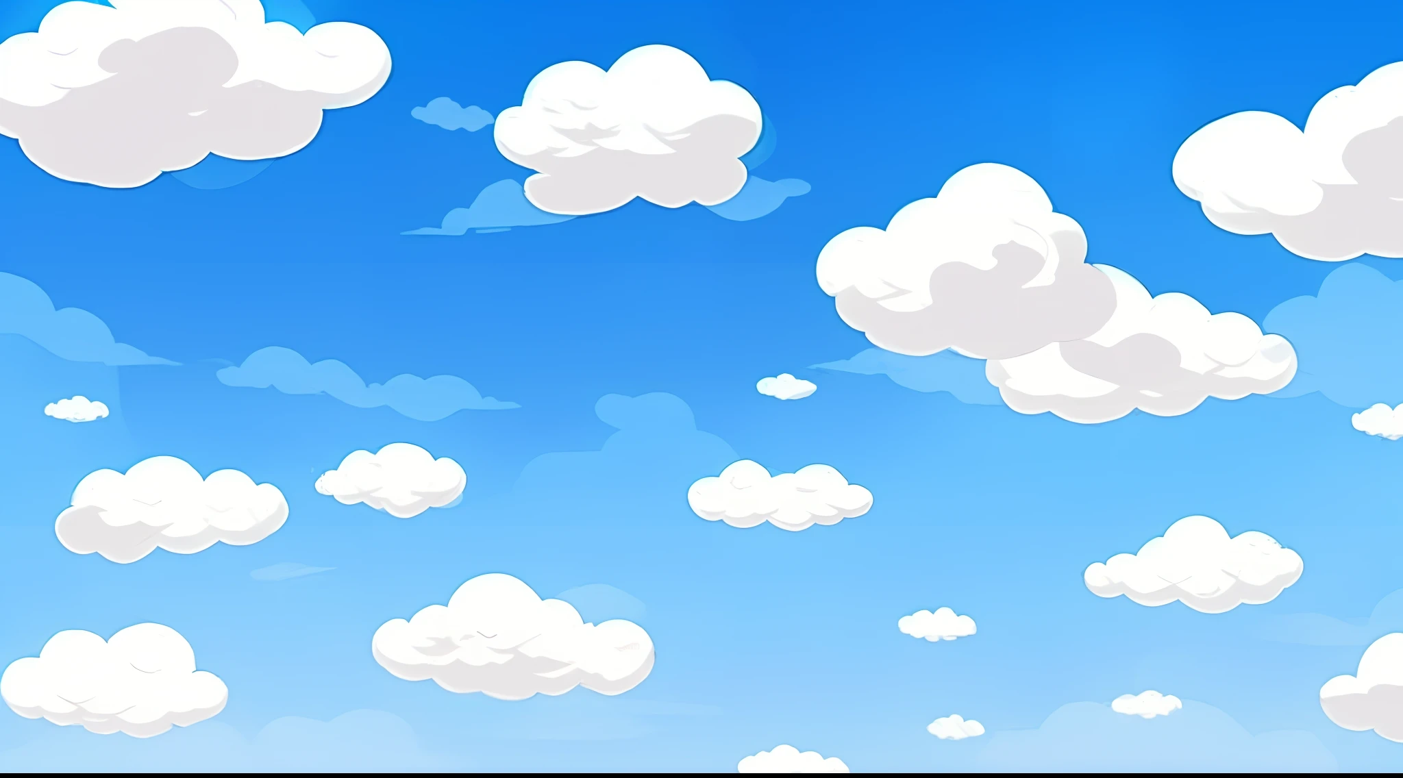 A cartoon sky with clouds and sun in the background, light blue sky with clouds, nuvens fofas inchadas, plano de fundo da nuvem, fundo das nuvens, partly cloudy sky, fundo nublado, Nuvens dispersas, Cloudy sky background, Dia parcialmente nublado, Arte de fundo, blue sky background, lindas nuvens inchadas. anime, nuvens inchadas em segundo plano, mostly cloudy sky, fundo nublado azul fosco