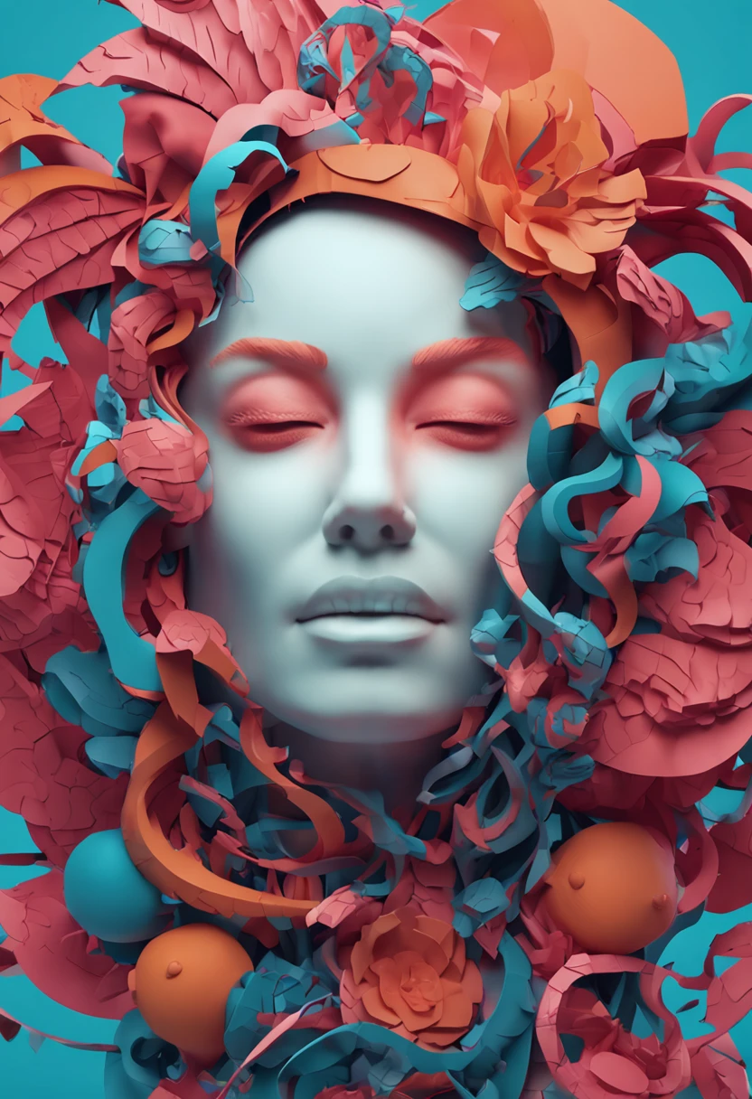 beautiful portrait of full body in style Eiko Ojala Tracie Grimwood,detailed face, wavy, dynamic, hyperdetailed, hyperrealistic, photorealistic, elegant, cel shading, intricate, cinematic, soft and mysterious style, hyper-detailed, octane render, symetrical, centered, neon ambiance, abstract black oil, gear mecha, detailed acrylic, grunge, intricate complexity, rendered in unreal engine,