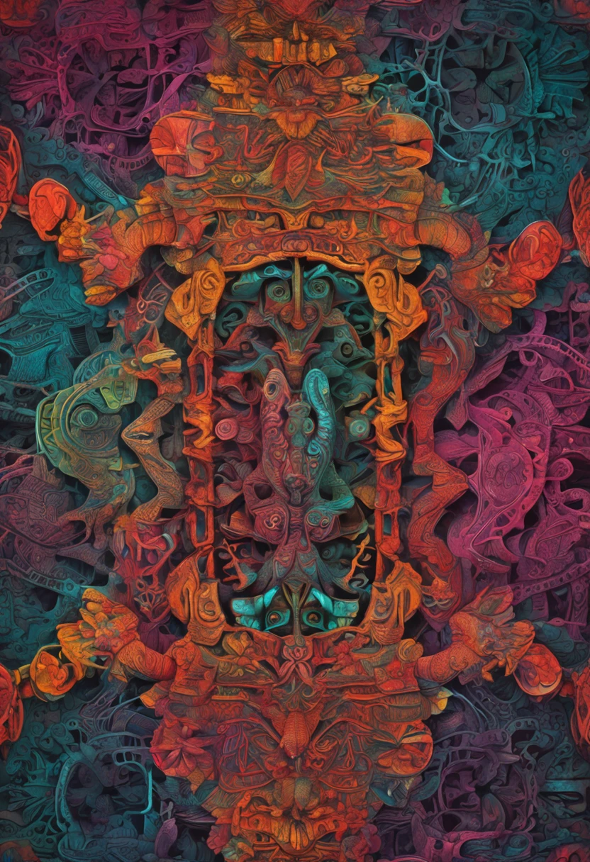 (Wonderful, intricate), (colorful), (a superb Holographic Batik of a Kobold), (High quality, Highly detailed, Sharp focus, 8K UHD, Hasselblad H6D-50c, Art photography)