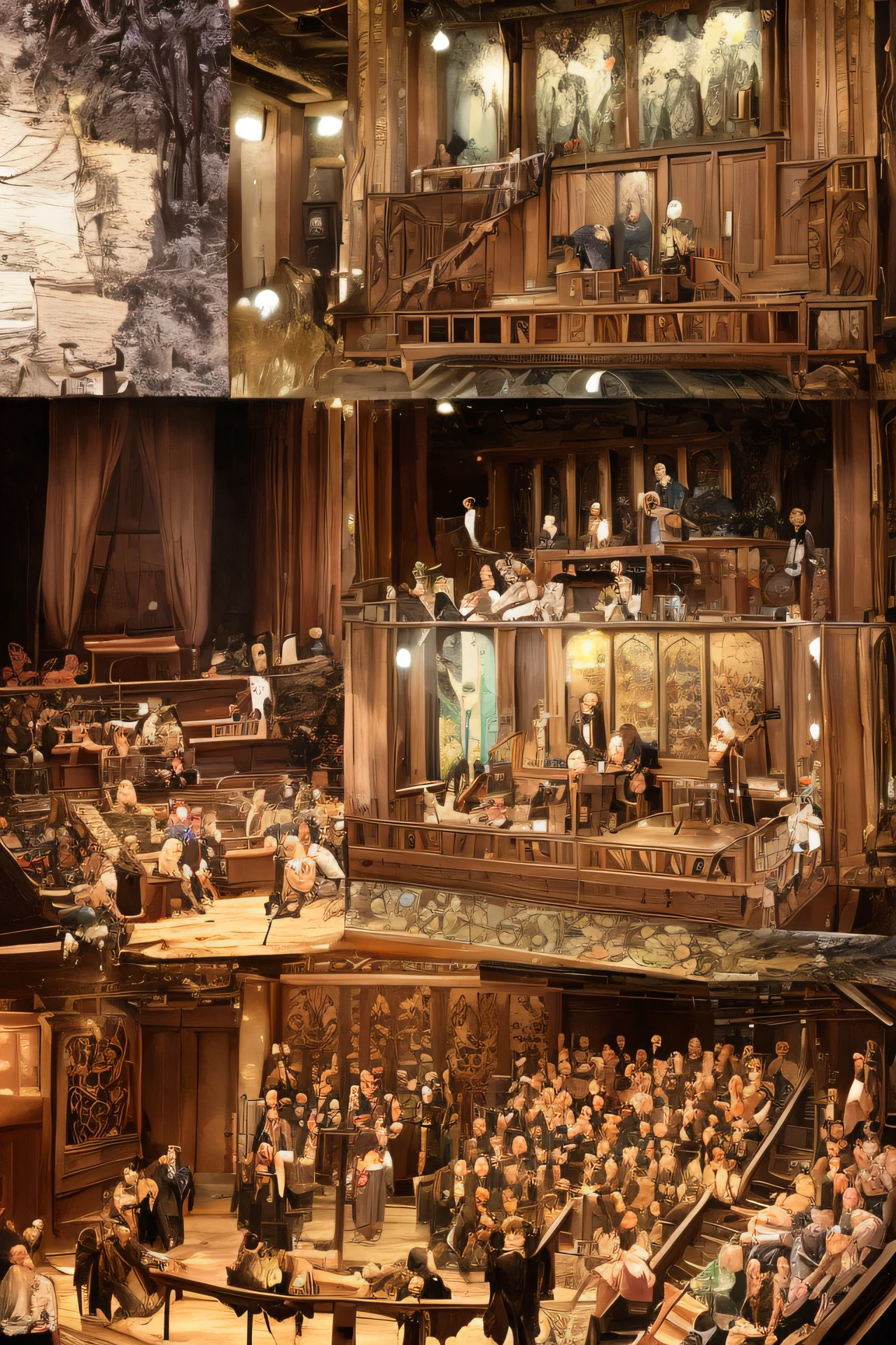 Scenes from Shakespeare's stage