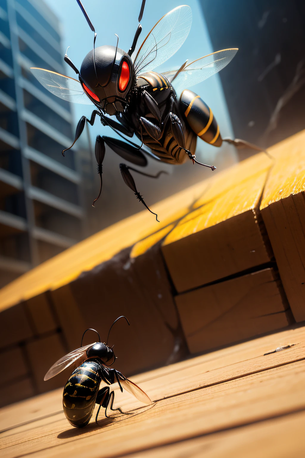 Evil wasp attacks