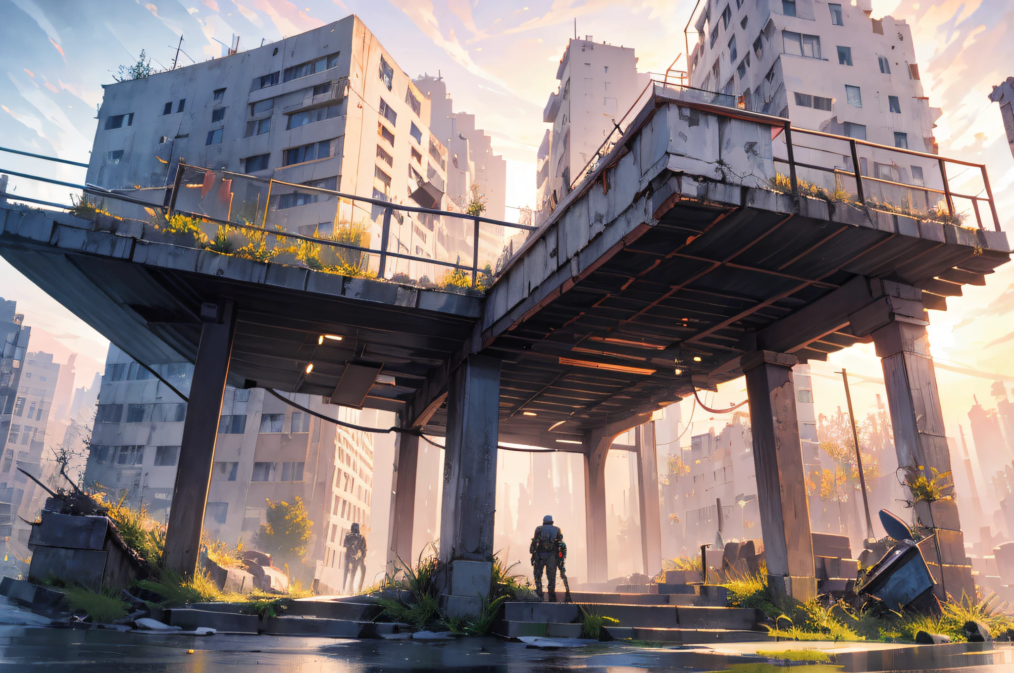 [(white background:1.5)::5], isometric, masterpiece, no humans, post-apocalyptic scenarios, run-down cities, cyberpunk cities from sci-fi movies, empty streets, night, circuit boards, wires, intricate, super detailed, realistic, super realistic, high quality, best, super detailed, crazy detail, very detailed, photorealistic, 8k