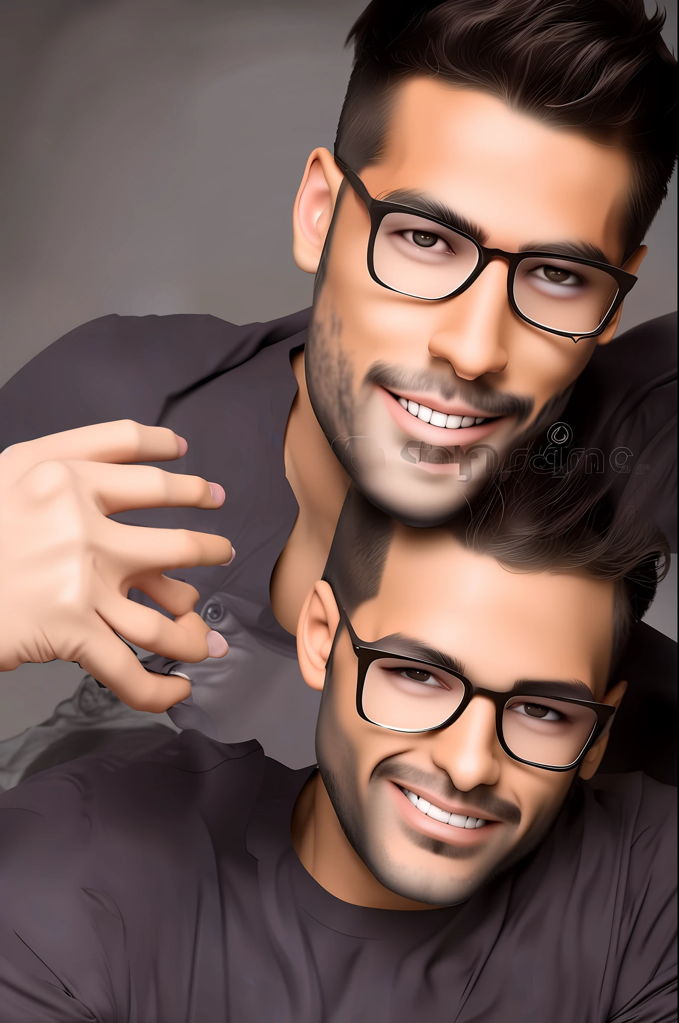 Hombre Media 1.70 pesaba 90k, tes blanca, cabello negro ondulado medio largo, ojos marrones claros, usa lentes,