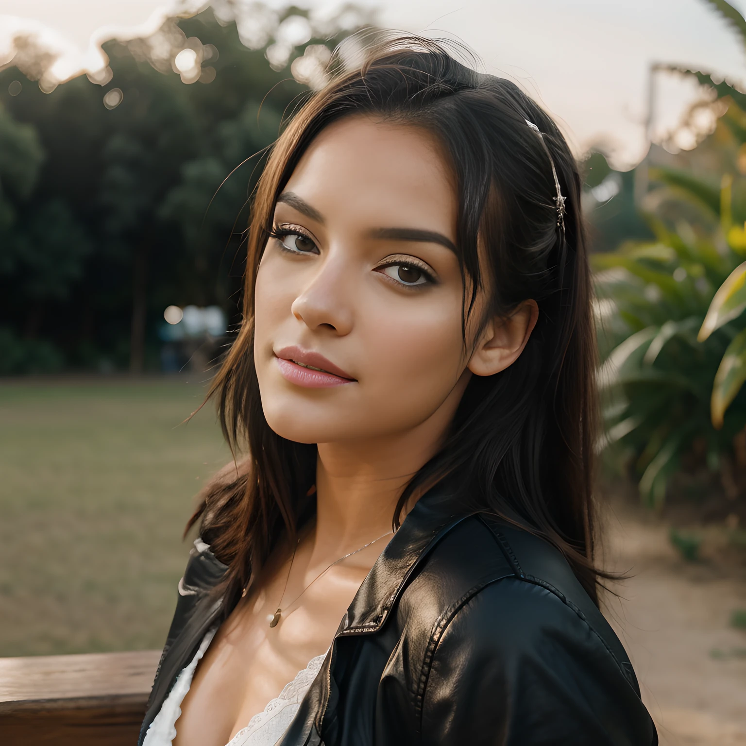 Una mujer hermosa (estrella famosa del pop) de pie en un escenario cantando en un concierto pop, Instagram Influencer, Caliente en CANON R5, 85 mm docking station, photo session, profundidad de campo, Incredibly intricately detailed, Hiper maximalista, elegante, hiperrealista , Super detailed, dynamic  pose, centrado, Cinematographer, Daylight, dynamic, Altamente detallado, foco nítido