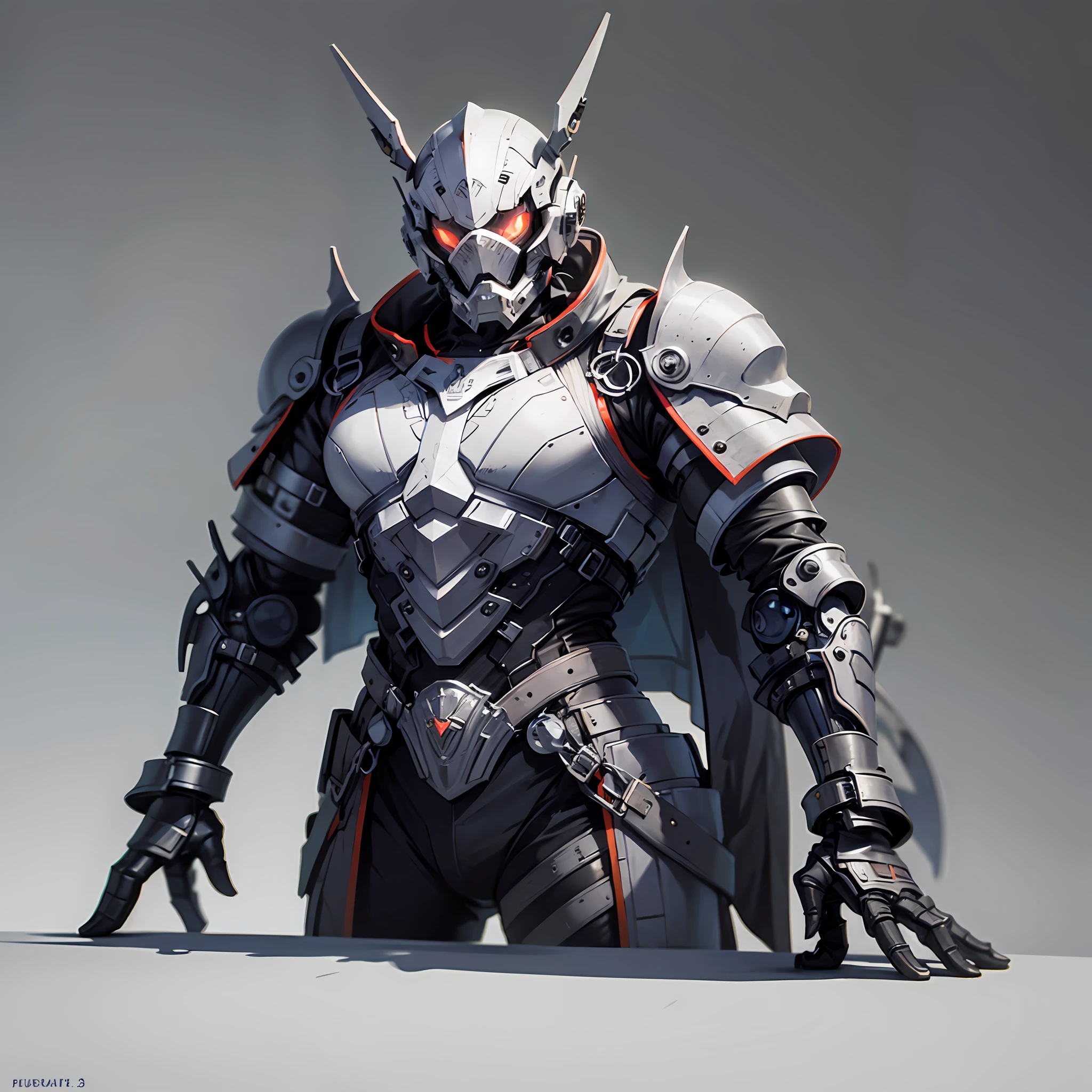 (NerazimAI:1.25), (scifi:1.25), (one male).
Very detailed masculine face, heroic, detailed realistic open eyes, (muscular:1.5), narrow waist, (long hair), (slight smile).
detailed, intricate. (Robotic arms and legs), (human torso and head), (shirtless) (topless male) (exposed chest), boots, bracers, shoulder guards.
Realistic, photoreal, High contrast, high saturation, highly detailed, high quality, masterpiece, volumetric light, vibrant colors, bokeh, depth of field.
Negative prompt: (NegfeetV2:1), bad-hands-5, JuggernautNegative-neg, (low quality:1.4), (jpeg artifacts:1.5), letterbox, beginner, amateur, signature, watermark, username, logo, greyscale, monochrome, bad anatomy, missing arms, missing legs, extra arms, extra legs, bad legs, bad feet, extra fingers, fewer fingers, bad hand, poorly drawn face, mutation, deformed, (head wear:1.9), (cropped head:1.9), (head out of frame), (child:1.9), (underage:1.9), (female:1.9), (girl:1.9), (woman:1.9)
Steps: 40, Size: 480x640, Seed: 653009043, {"vae": "735e4c3a44", "model": "63f0231527"}, Version: v1.3.2, Sampler: DPM++ 2M Karras, CFG scale: 7, Clip skip: 2, NerazimAI: dea88a72d336", Model hash: 63f0231527, NegfeetV2": "df90b1ff66", bad-hands-5": "aa7651be15", "BeautifulEyes: 3013f7bd7b29, BeautifulEyes": "5264fff928", ADetailer model: mediapipe_face_full, ADetailer version: 23.6.3, ADetailer mask blur: 4, ADetailer confidence: 0.3, ADetailer dilate/erode: 4, ADetailer restore face: True, JuggernautNegative-neg": "979ea73200", ADetailer inpaint padding: 32, ADetailer denoising strength: 0.4, ADetailer inpaint only masked: True --auto --s2