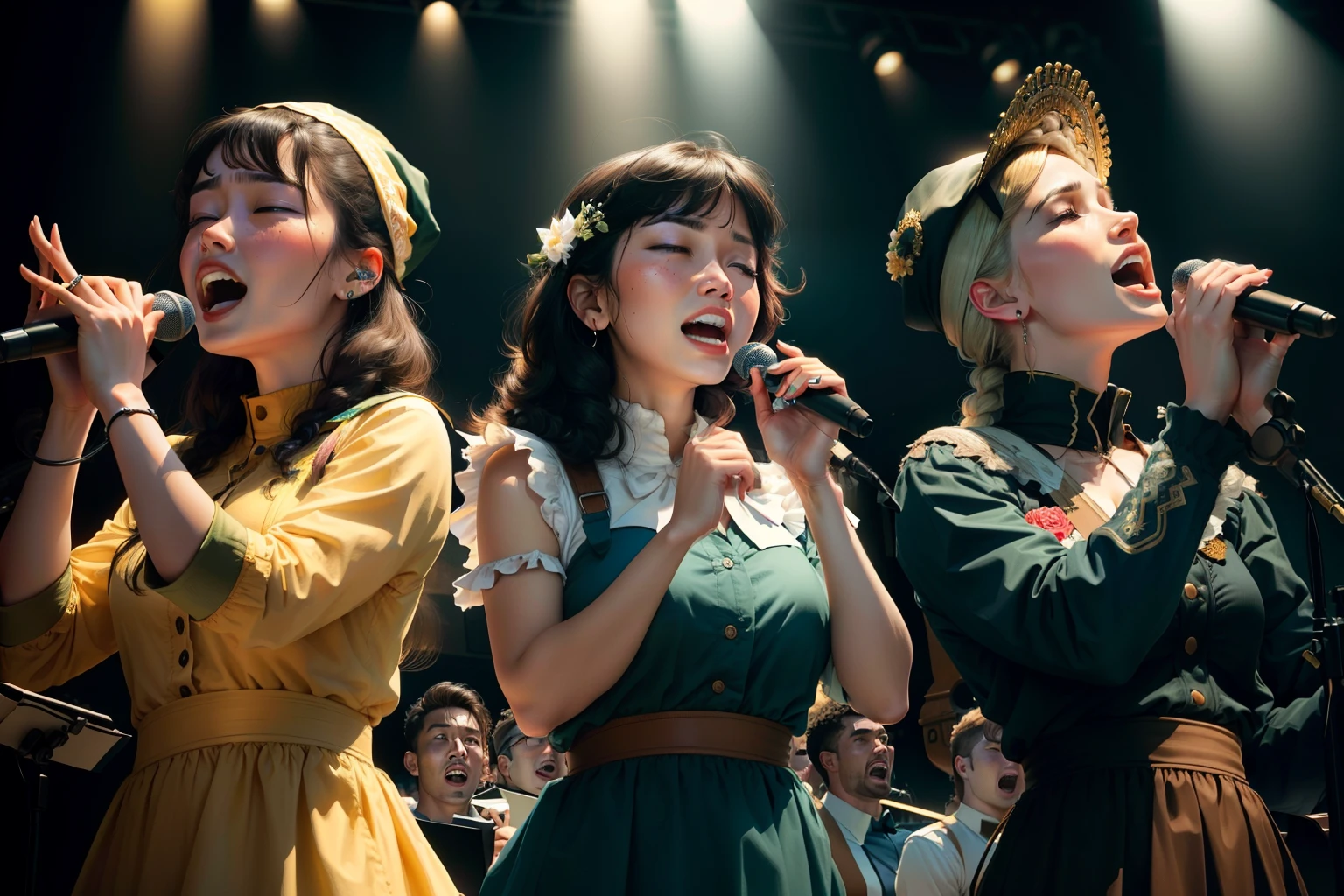 People singing