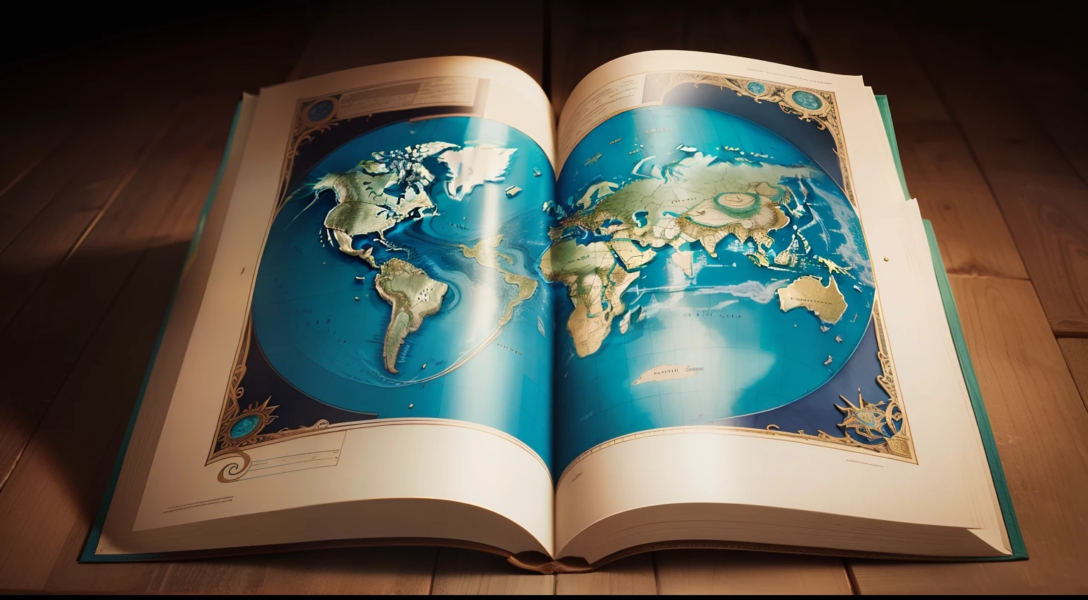 "The ancient, mystical map revealing the hidden secrets of the lost city of Atlantis, with intricate details and exquisite craftsmanship."
