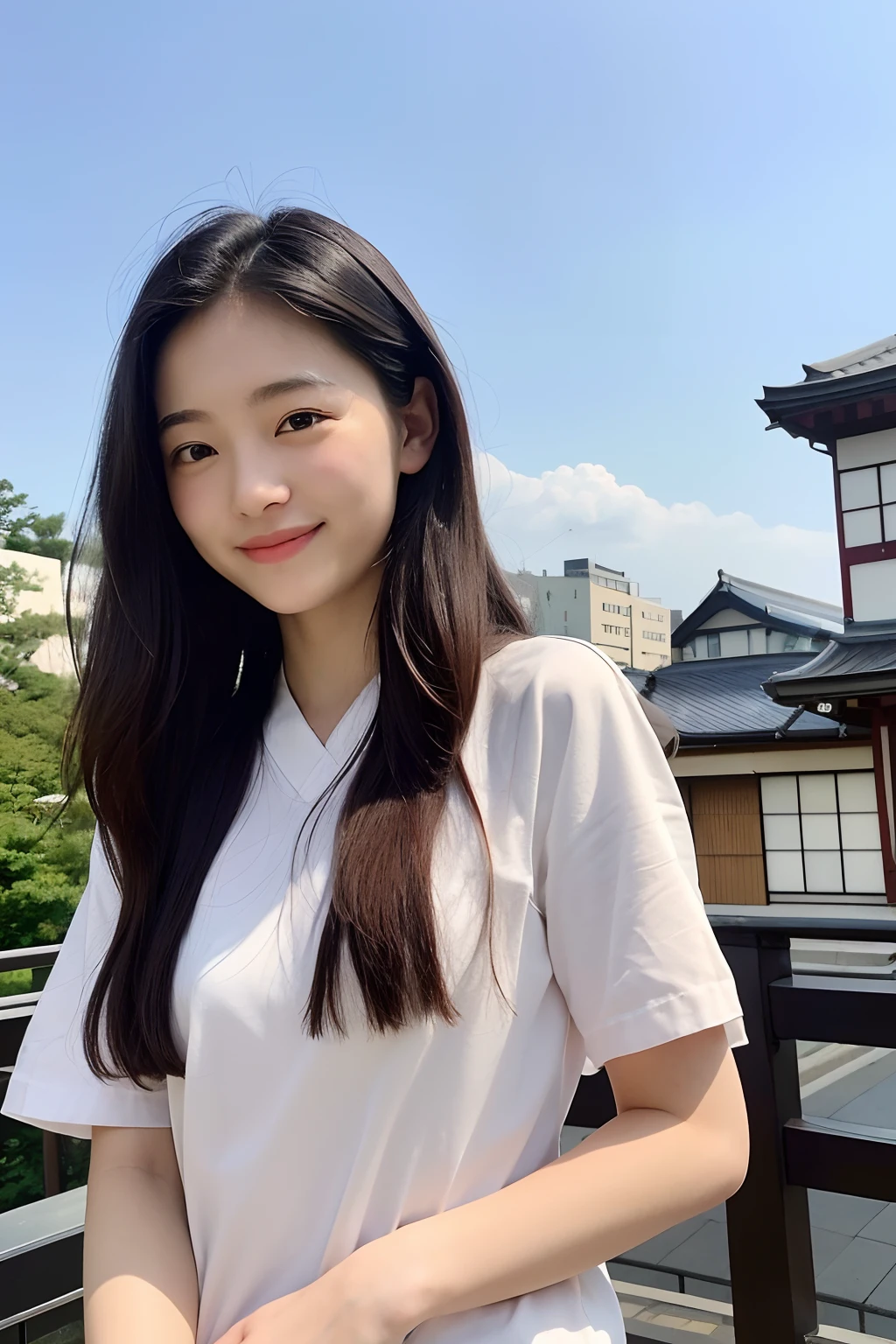 (extra detailed body、extra detailed face、best qualtiy:1.2)、femele、looking at the viewers、(花魁、sixteen years old、A slight smil)、(Luxury inn in Japan in the background:1.4)
