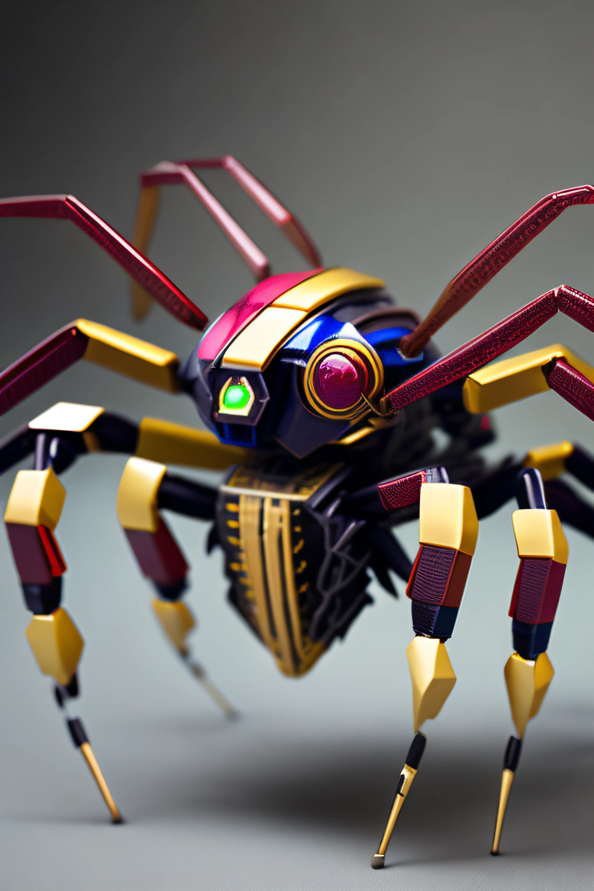 Spasial Robotic Spider Fused with Ninjago's Great Debrontor